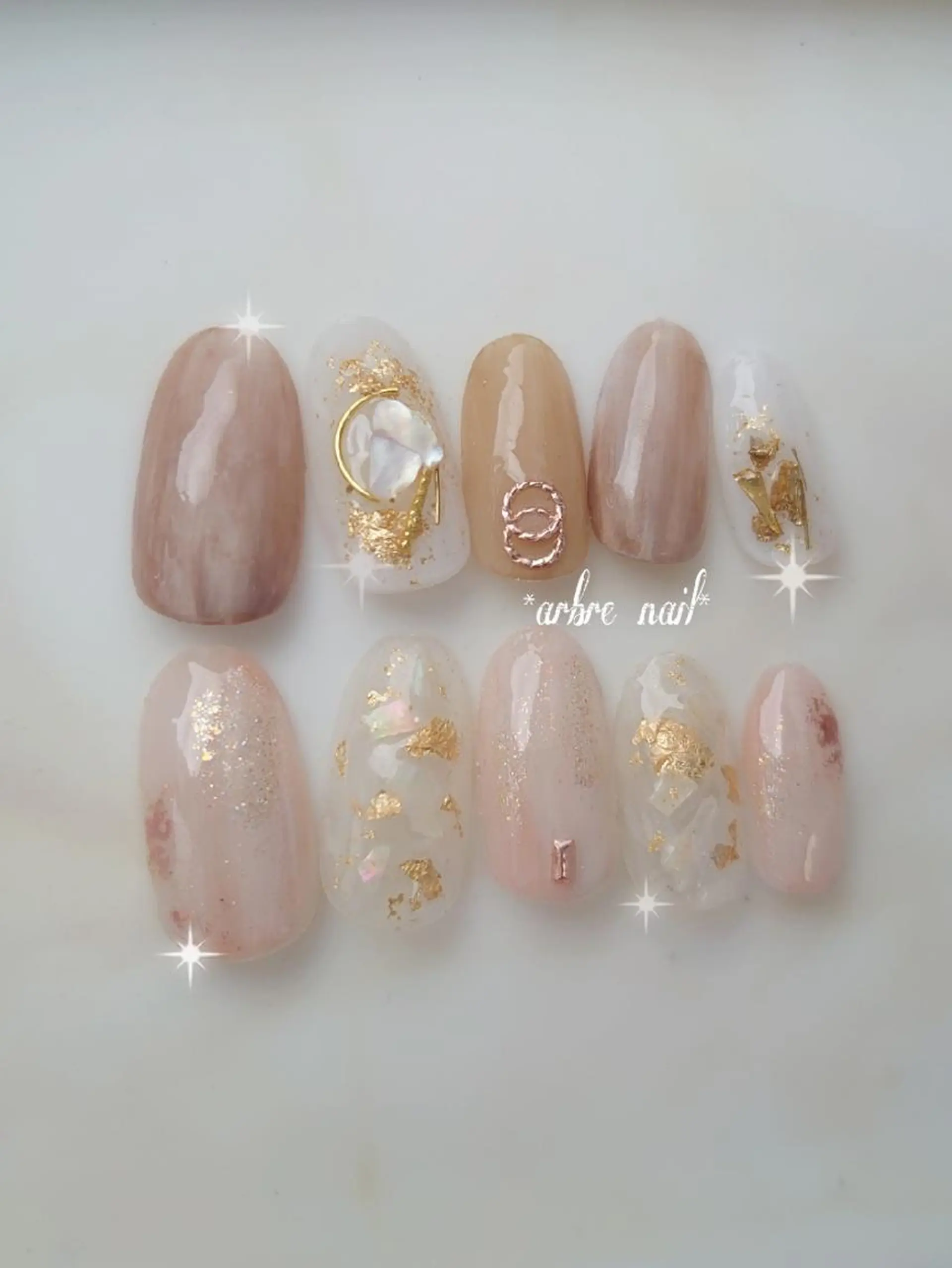 ネイル ＊arbre nail＊.アーブルネイル所属・✯.。 arbre  nail 。✯.のネイルデザイン