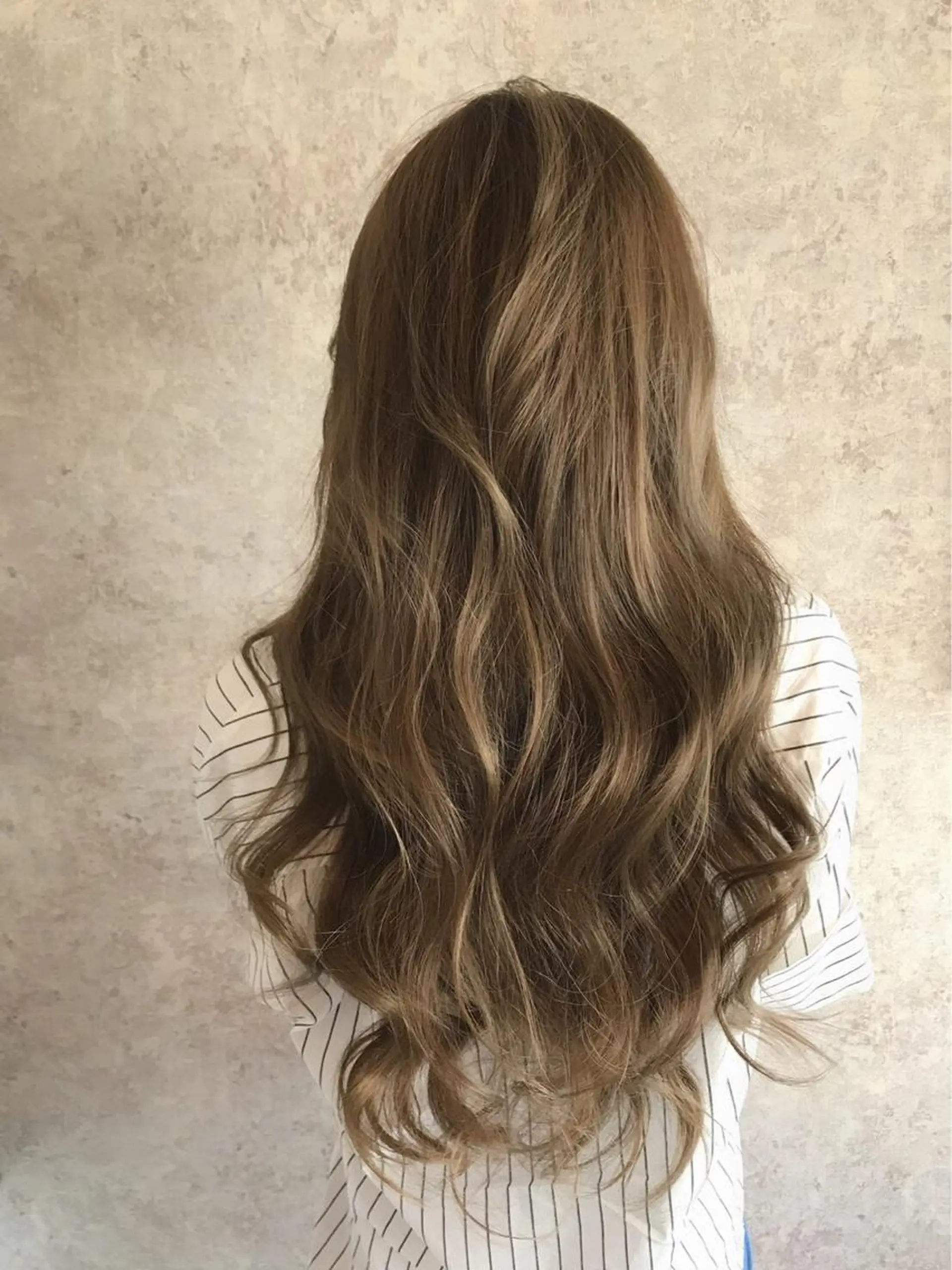 カラー パーマ ヘアアレンジ ハイライトカラー オリーブカラー 髪質改善 mihoko/ ニュアンスパーマのヘアスタイル