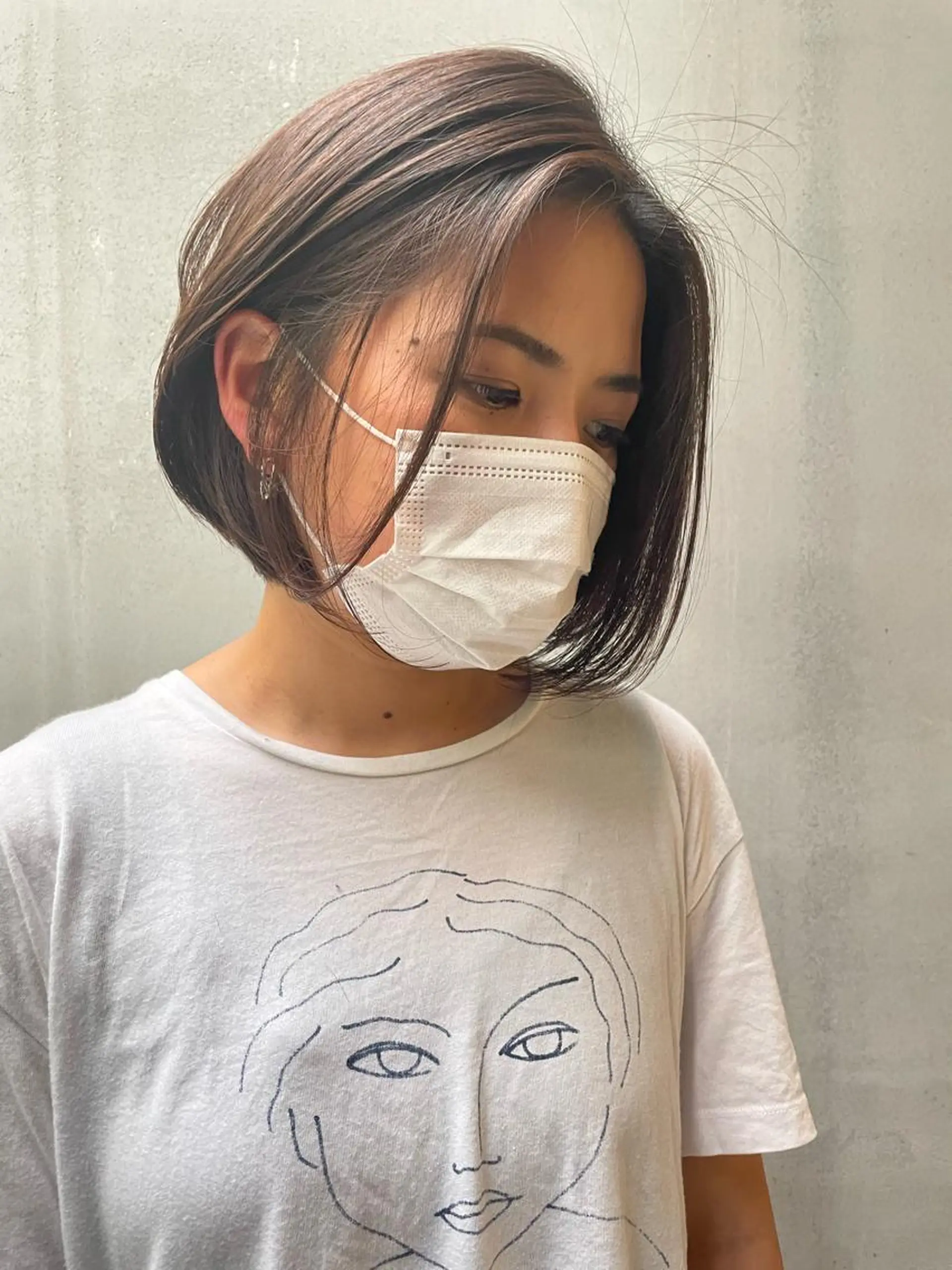 ショート 京都美容師 塩のヘアスタイル