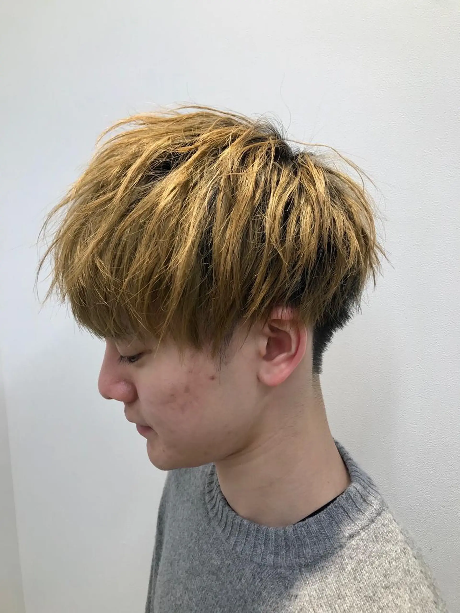 ショート カラー メンズ ショートヘア相談所✨ 澤里大のヘアスタイル