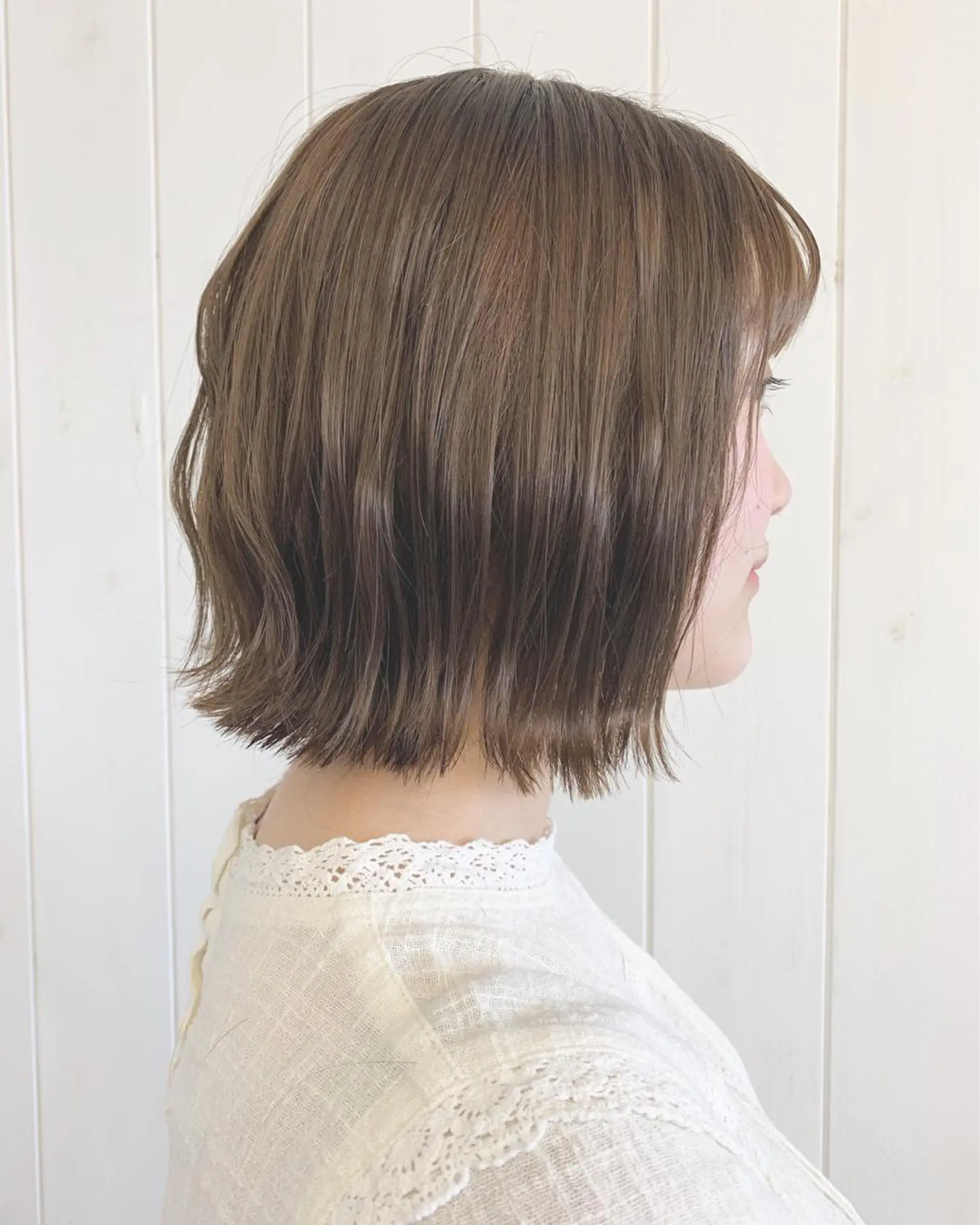 ミディアム ボブ Strawberry所属・原田 志保のヘアスタイル