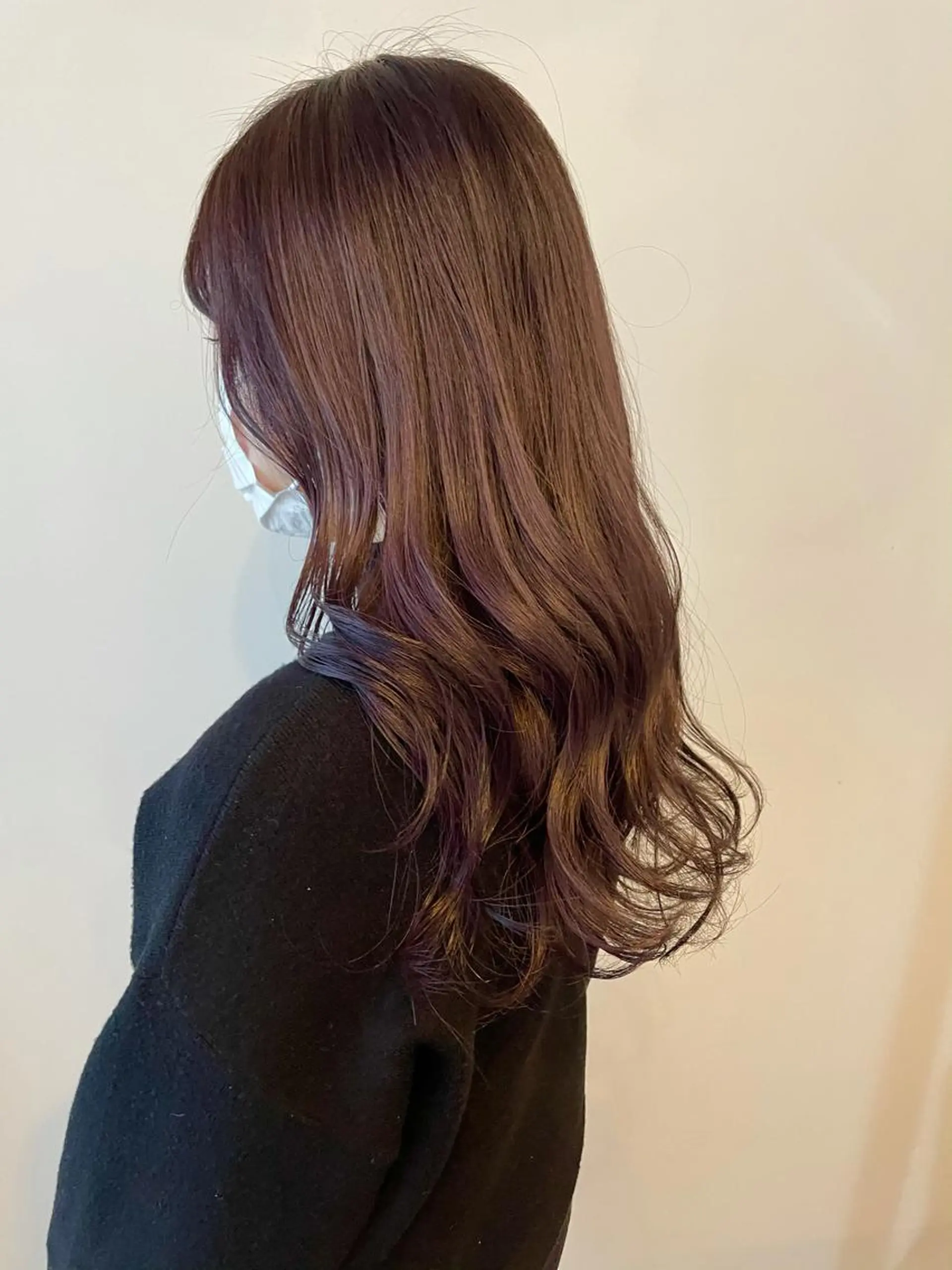 ロング カラー 安藤 佑衣のヘアスタイル