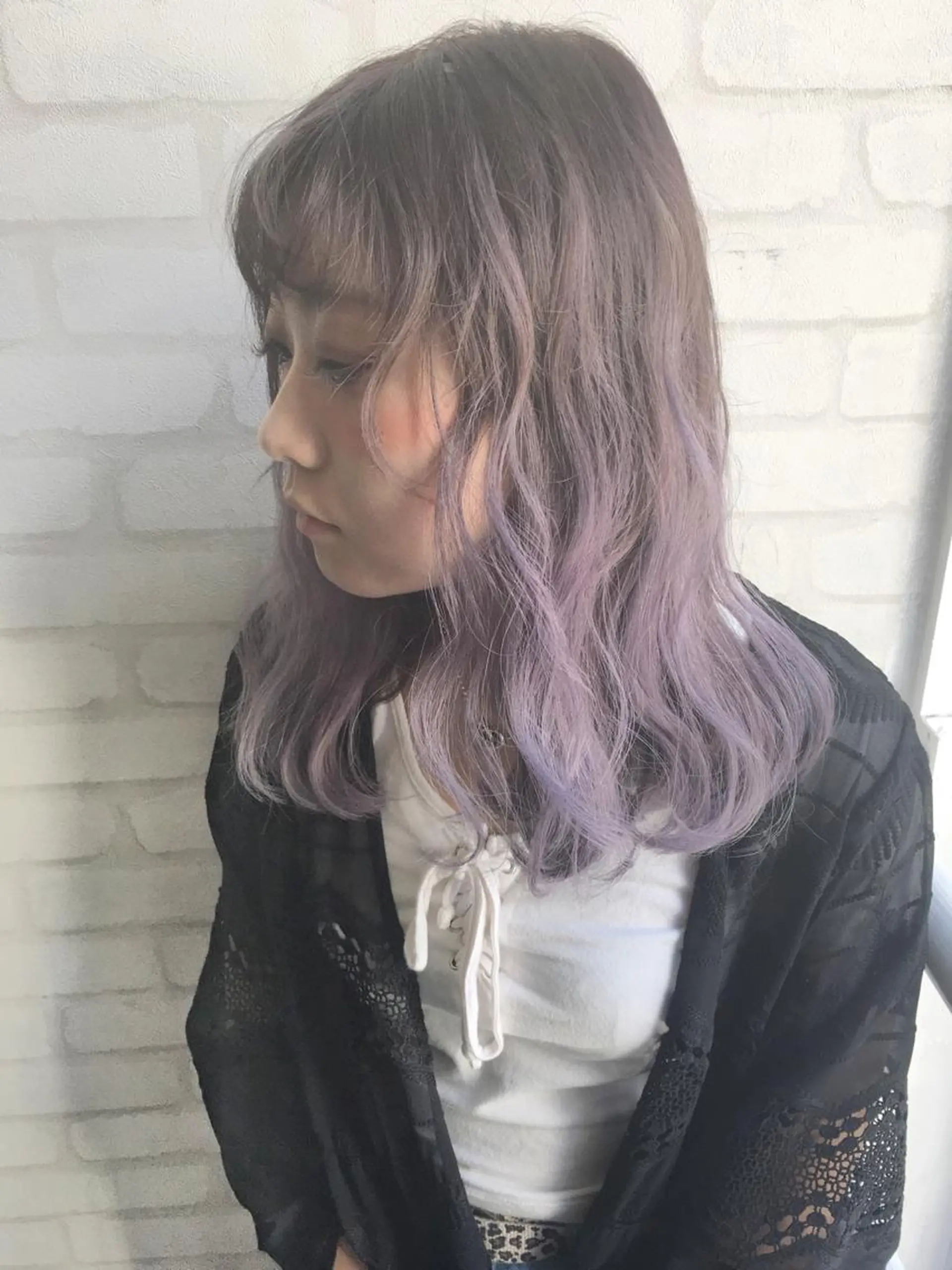 ミディアム カラー ヘアアレンジ エクステの神様 ▫️原島ユウヤ▫️のヘアスタイル