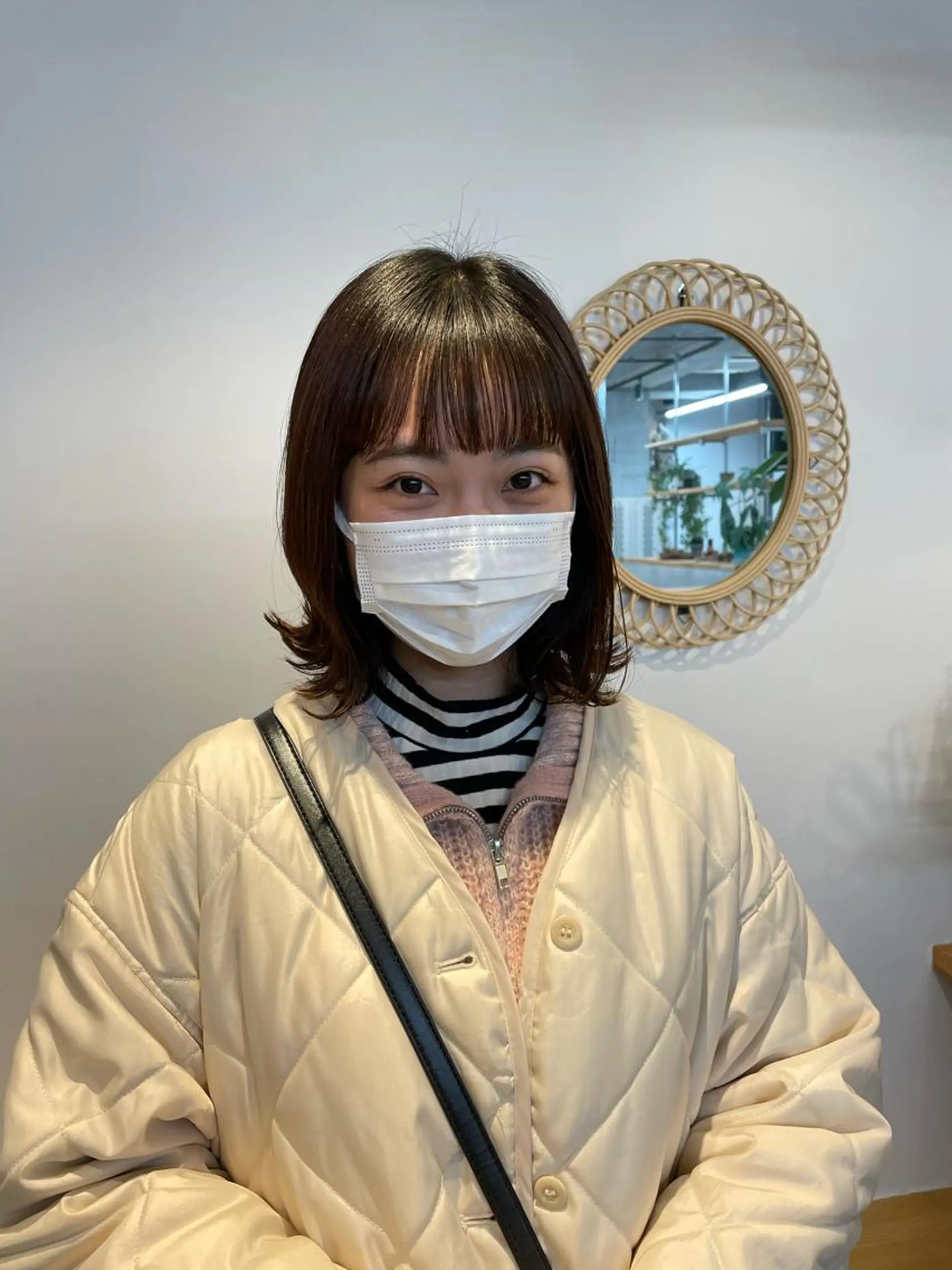 ミディアム yuika .のヘアスタイル