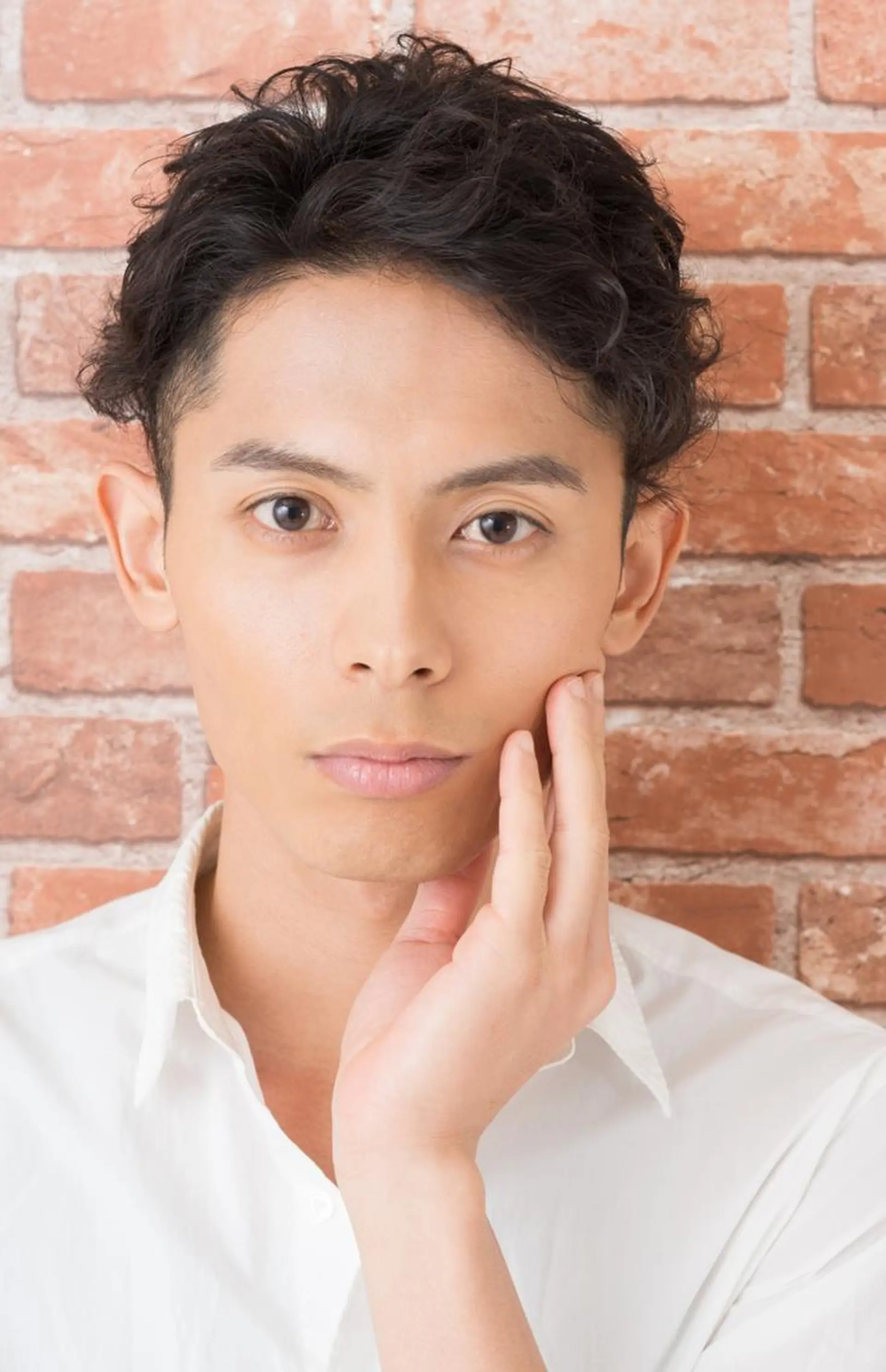 ショート カラー パーマ メンズ 透明感カラー 小顔カット ✨hair make flencia✂️✨のヘアスタイル