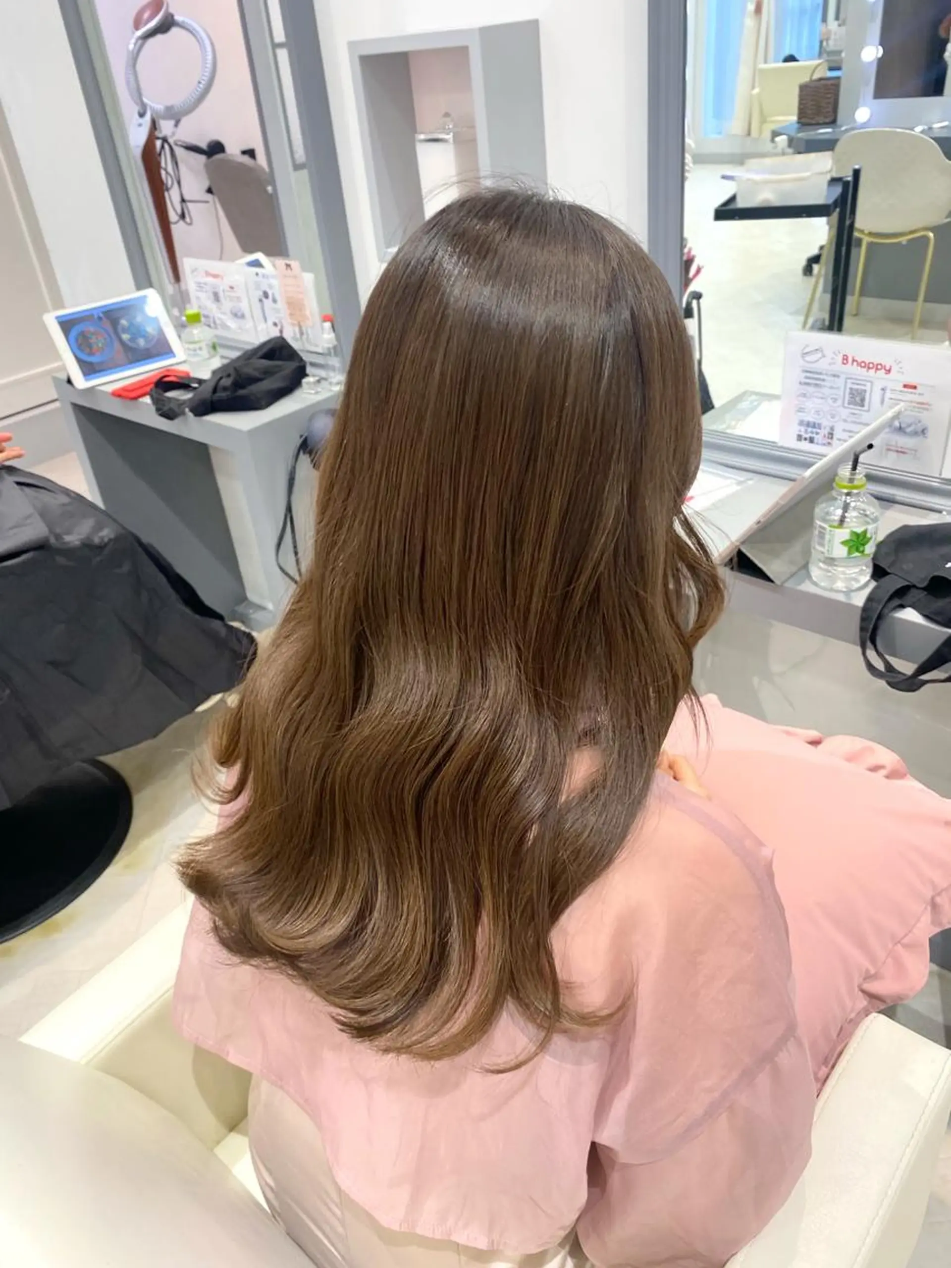 セミロング カラー ブリーチ 透明感カラー ブリーチなしカラー mako︴ Euphoriaのヘアスタイル