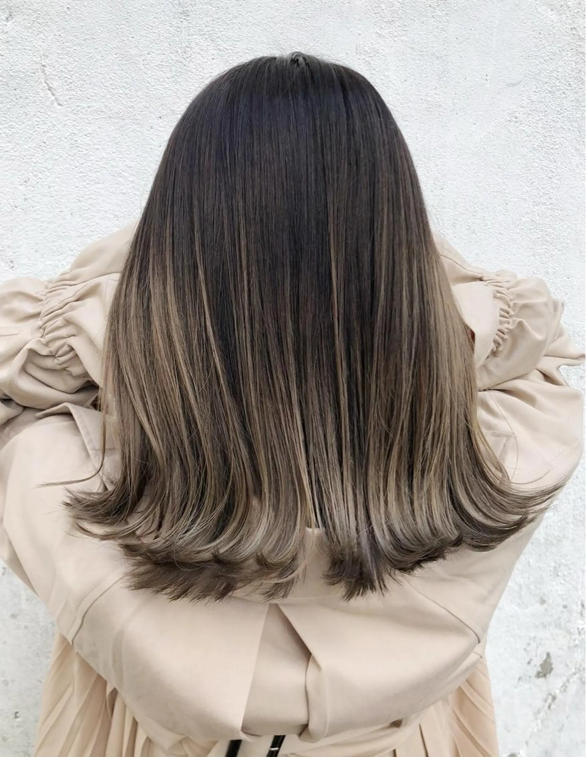 ミディアム カラー バレイヤージュ レイヤーカット カット ヘアカラー トリートメント 千葉 大聖のヘアスタイル