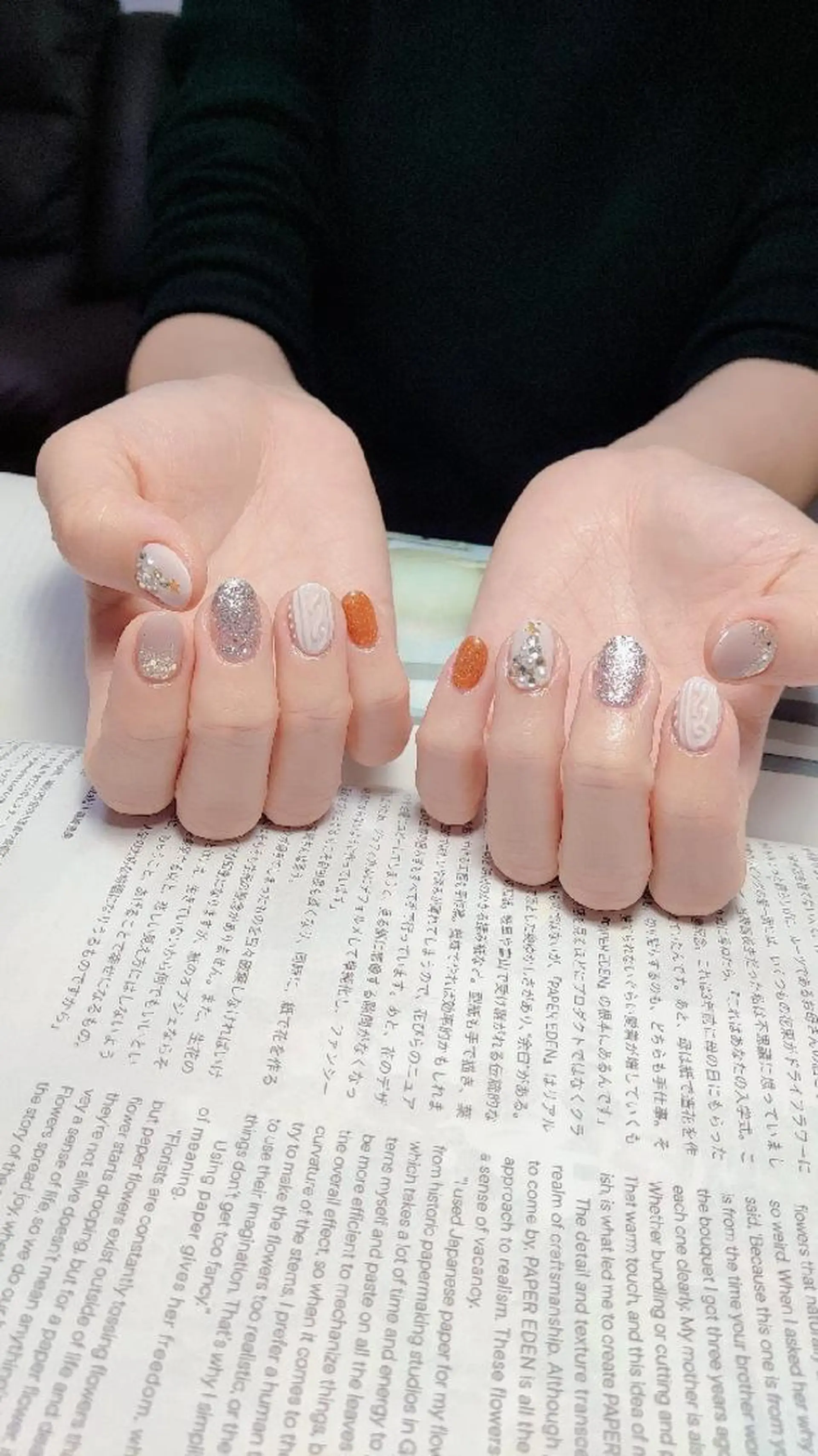 ネイル 冬ネイル クリスマス ハンドネイル E·U·B ネイル所属・横浜市中区曙町 E·U·Bネイルのネイルデザイン