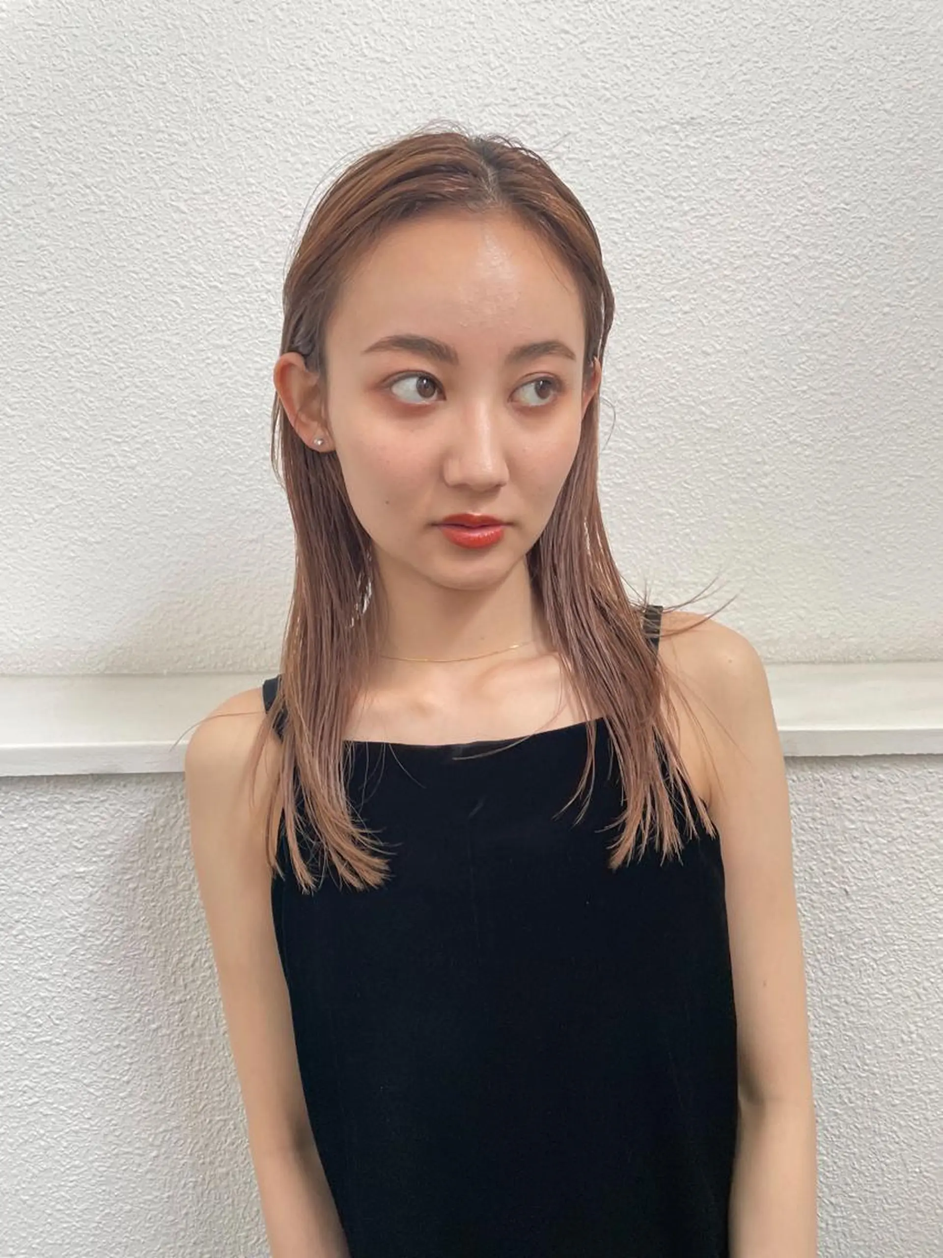 セミロング カラー パーマ/レイヤー 岩山丈一郎のヘアスタイル