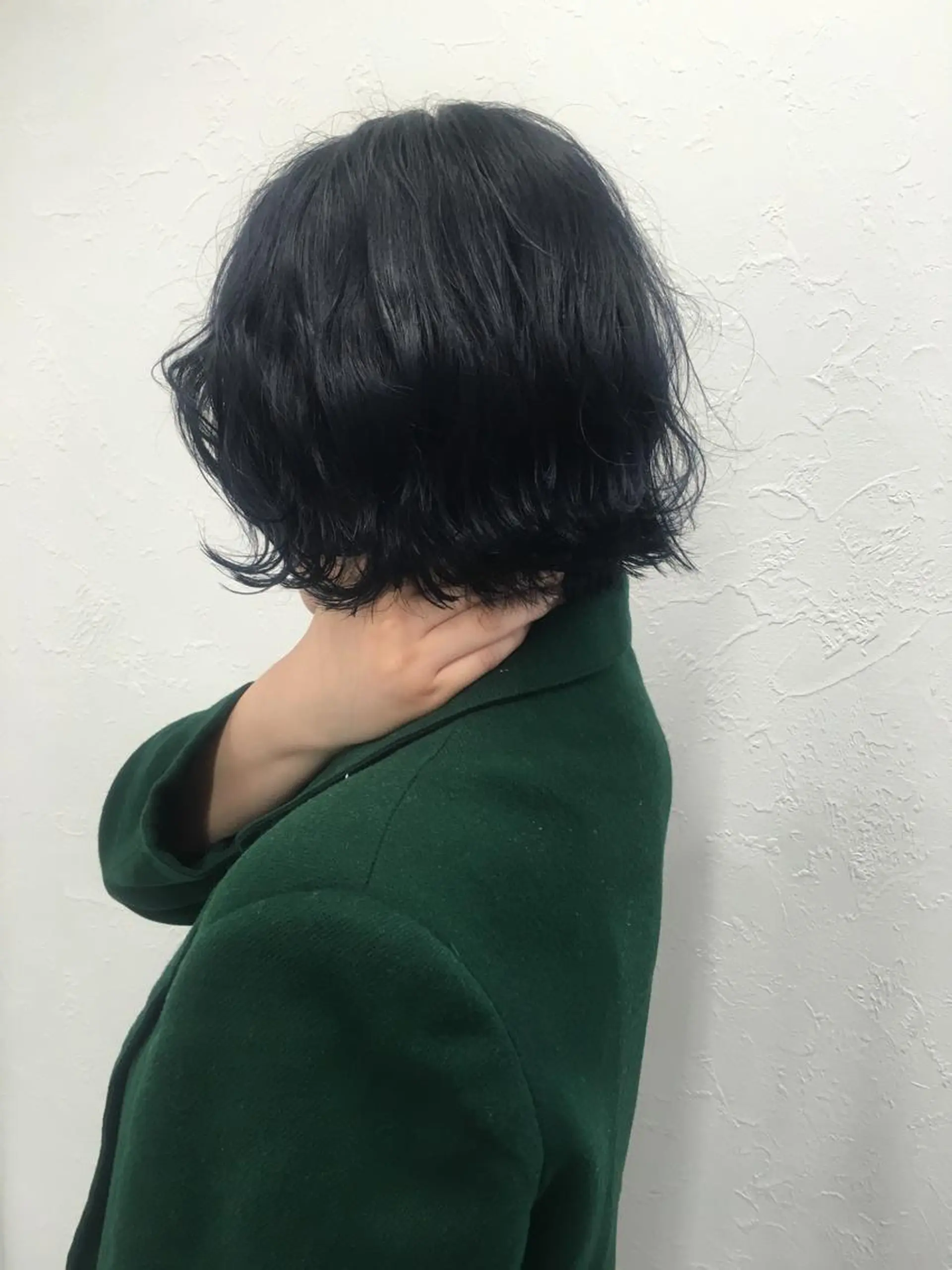 カラー 黒髪 ブルーカラー ブルーブラック 2nd所属・🤍2nd🤍田所 美希のヘアスタイル