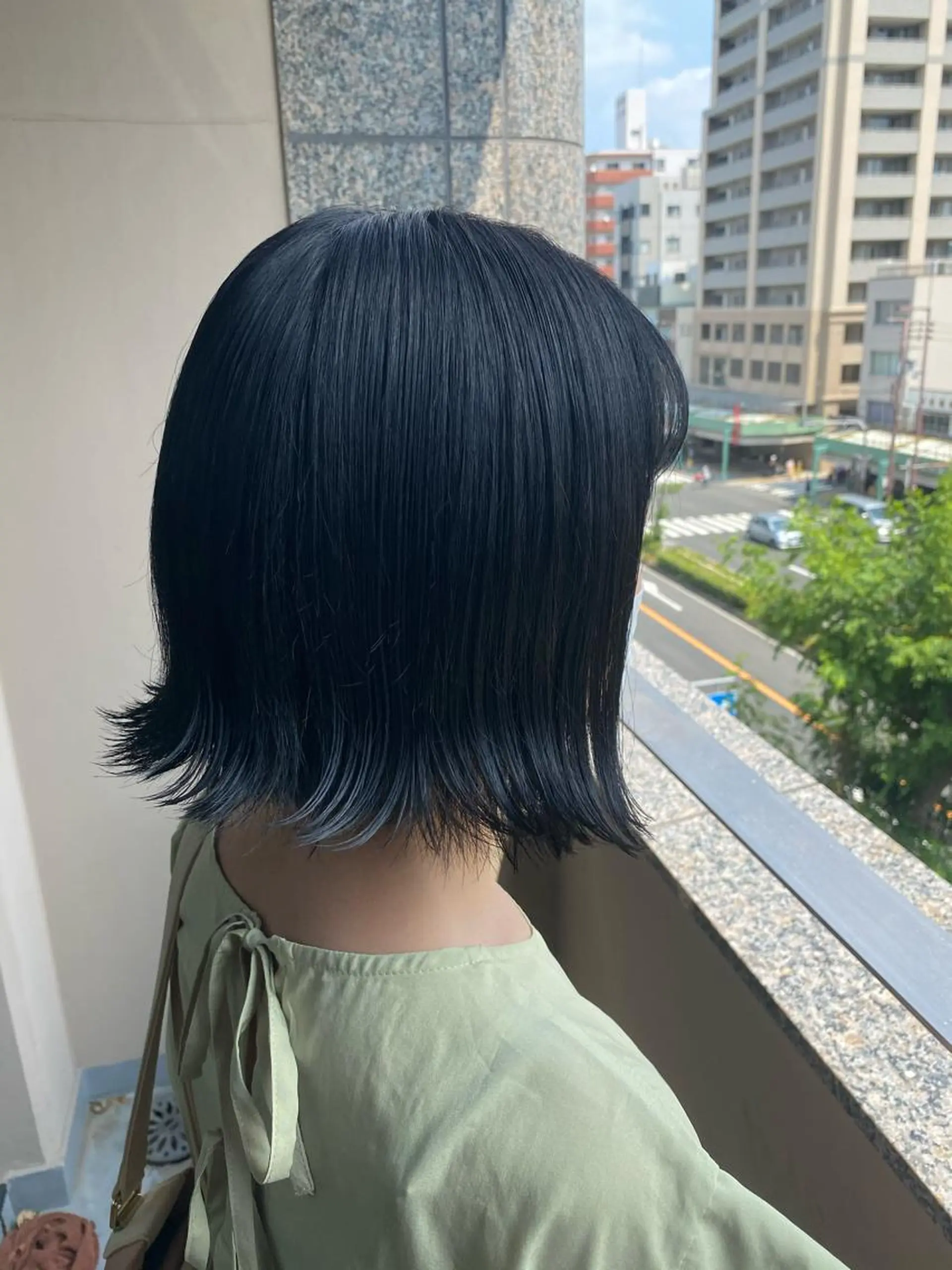 ミディアム 学生 カット ヘアカラー トリートメント 大人可愛いヘアー🌈 uta kanaのヘアスタイル