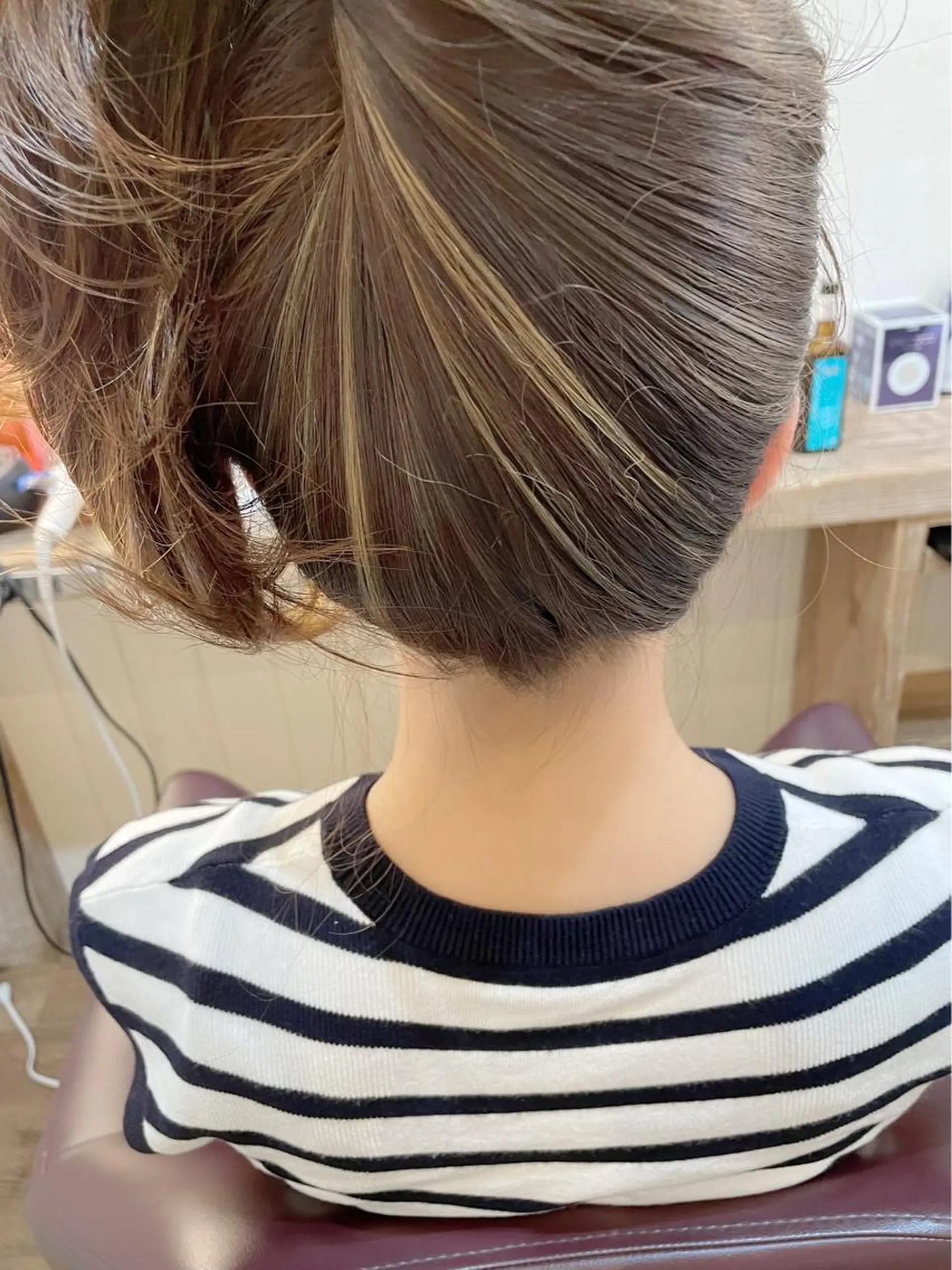 セミロング 🌹ハッシュカット、 レイヤー韓国ヘア🌹のヘアスタイル