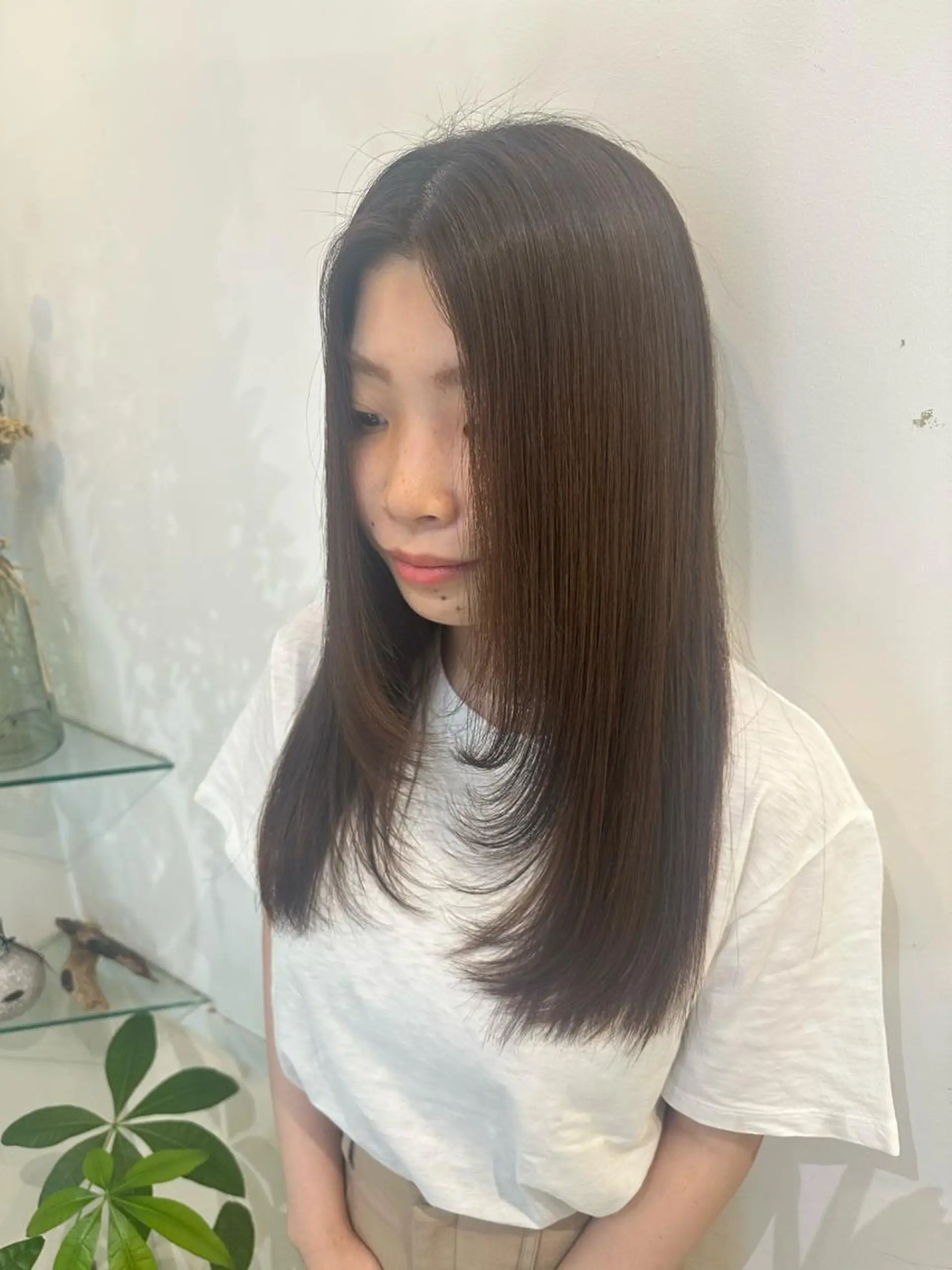 ロング カラー 透けるbrown カラー🎗♡yukaのヘアスタイル