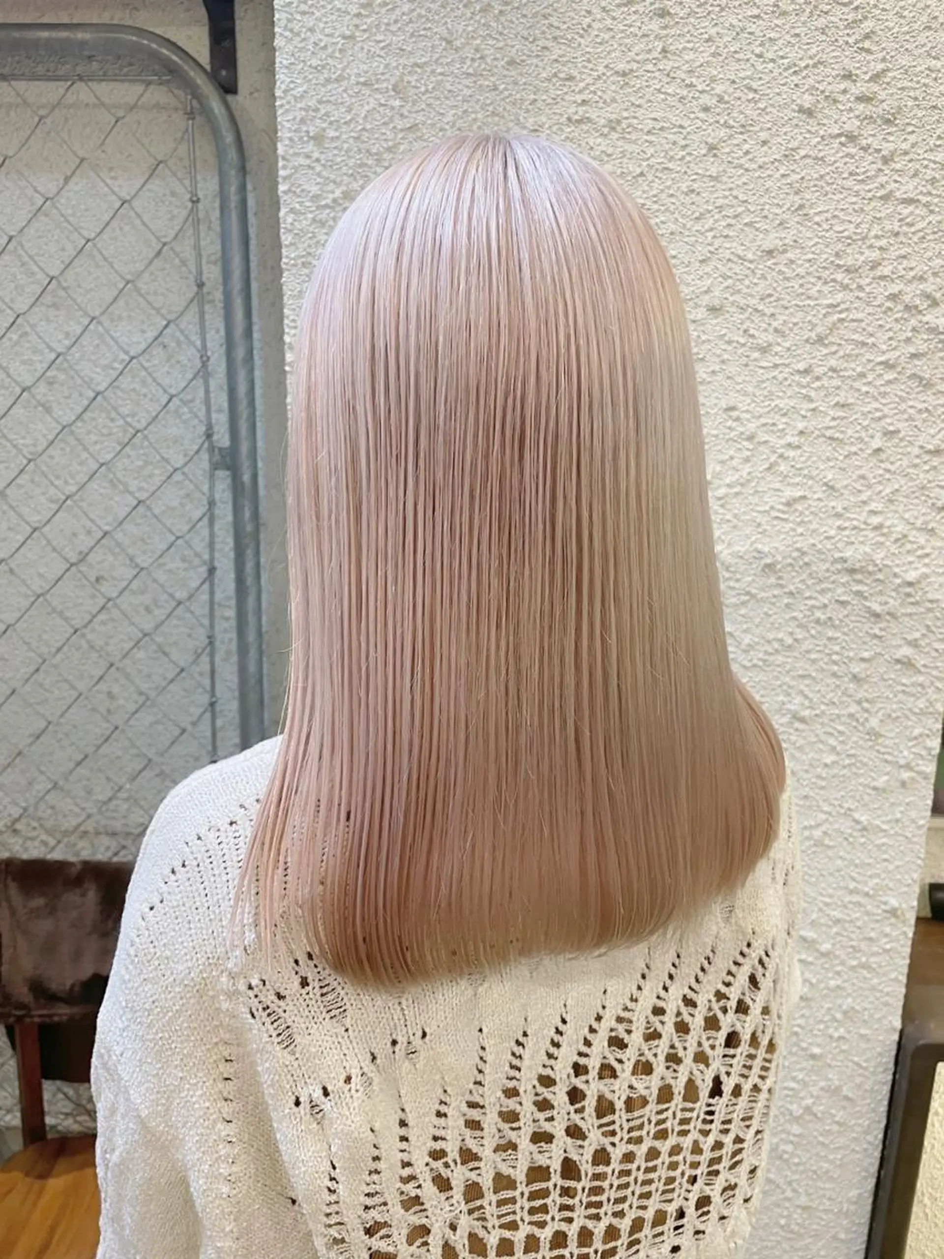 ロング カラー ブリーチ 透明感/血色カラー/ 似合せレイヤー/ゆいのヘアスタイル