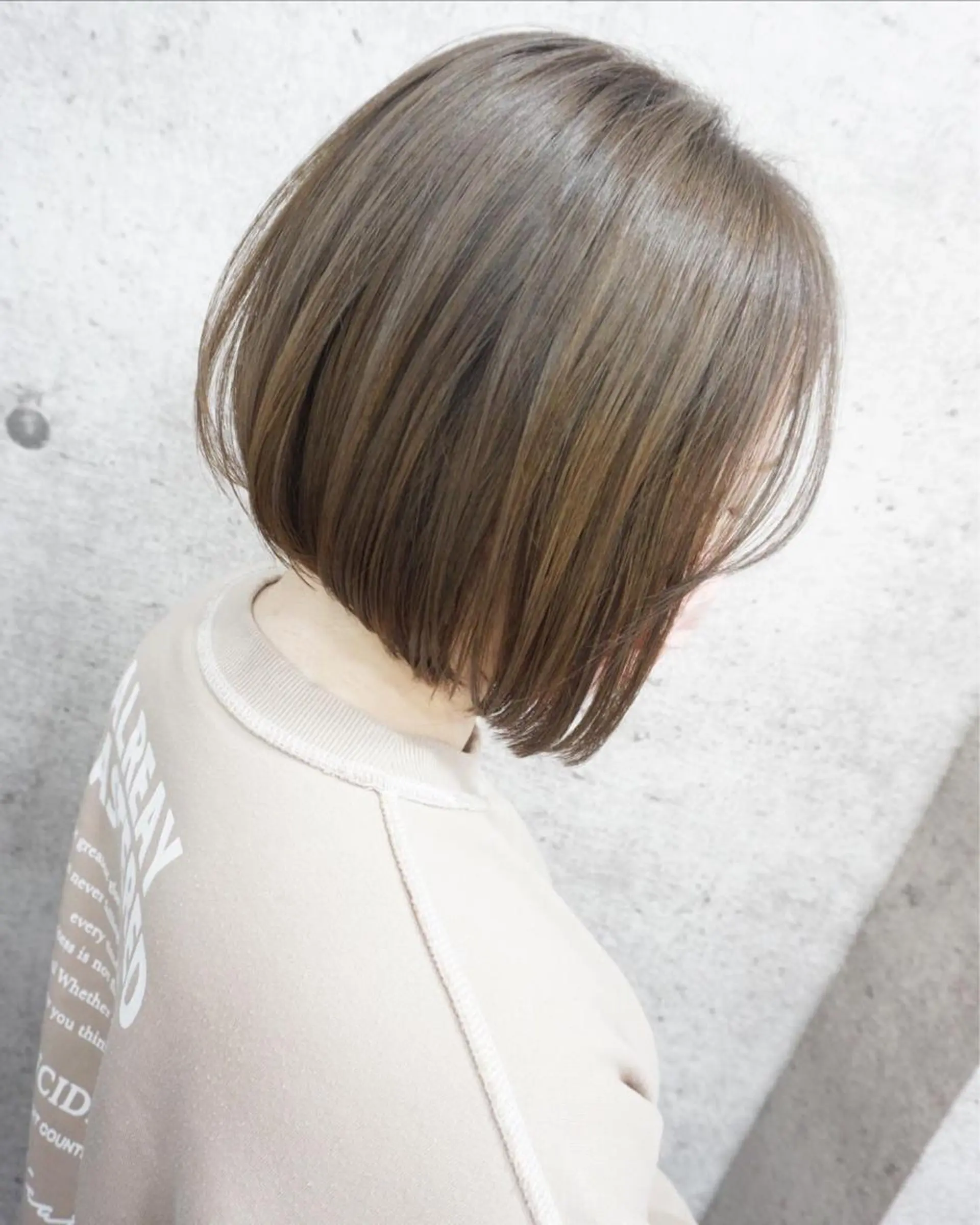 ショート ボブ カット ヘアカラー トリートメント hair teria ryu 大塚のヘアスタイル