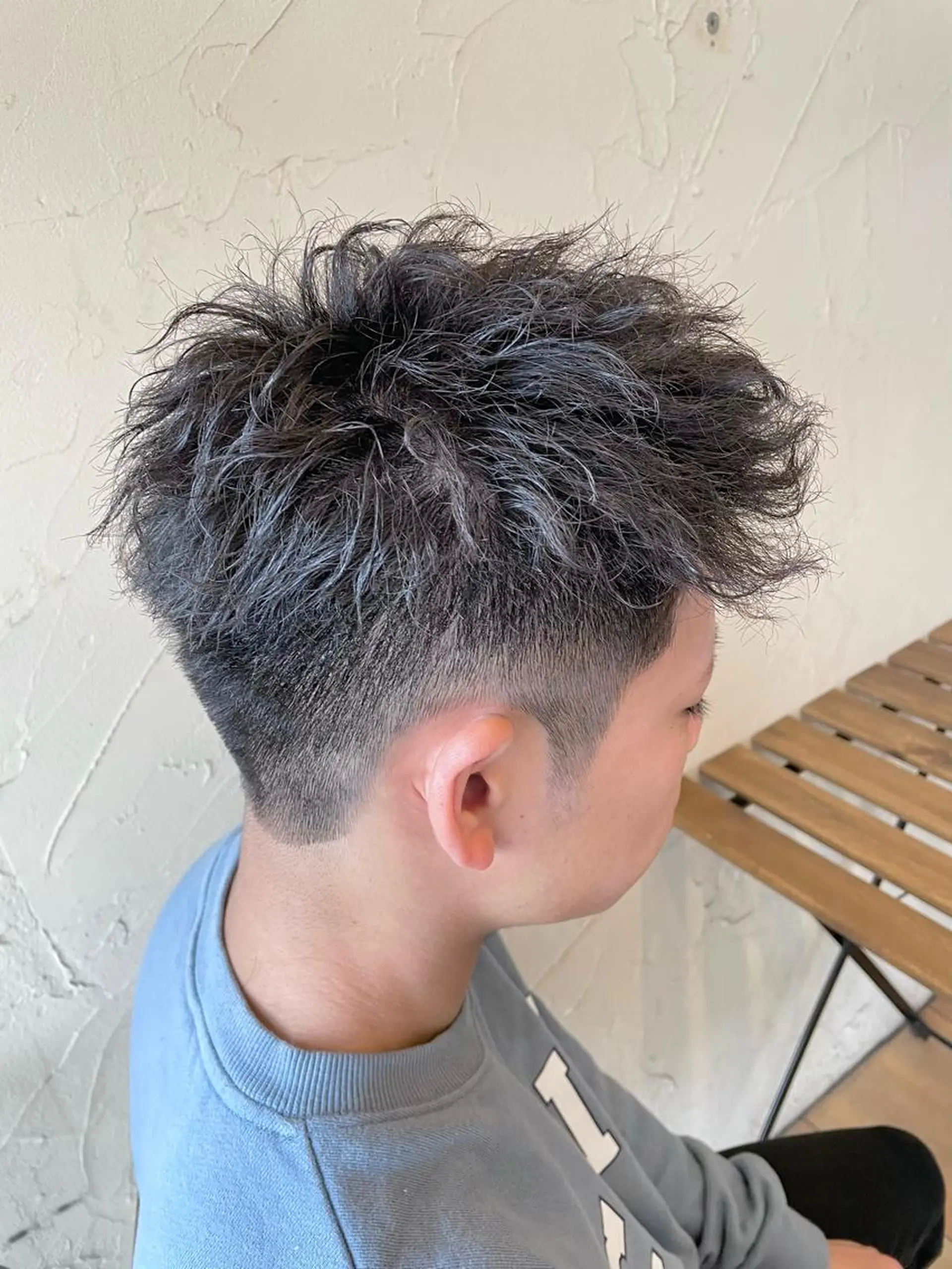 ショート カラー パーマ メンズ メンズパーマ メンズツイストパーマ ツイストパーマ カット パーマ ヘアセット メンズ特化/パーマ指 名No.1/百瀬太郎のヘアスタイル