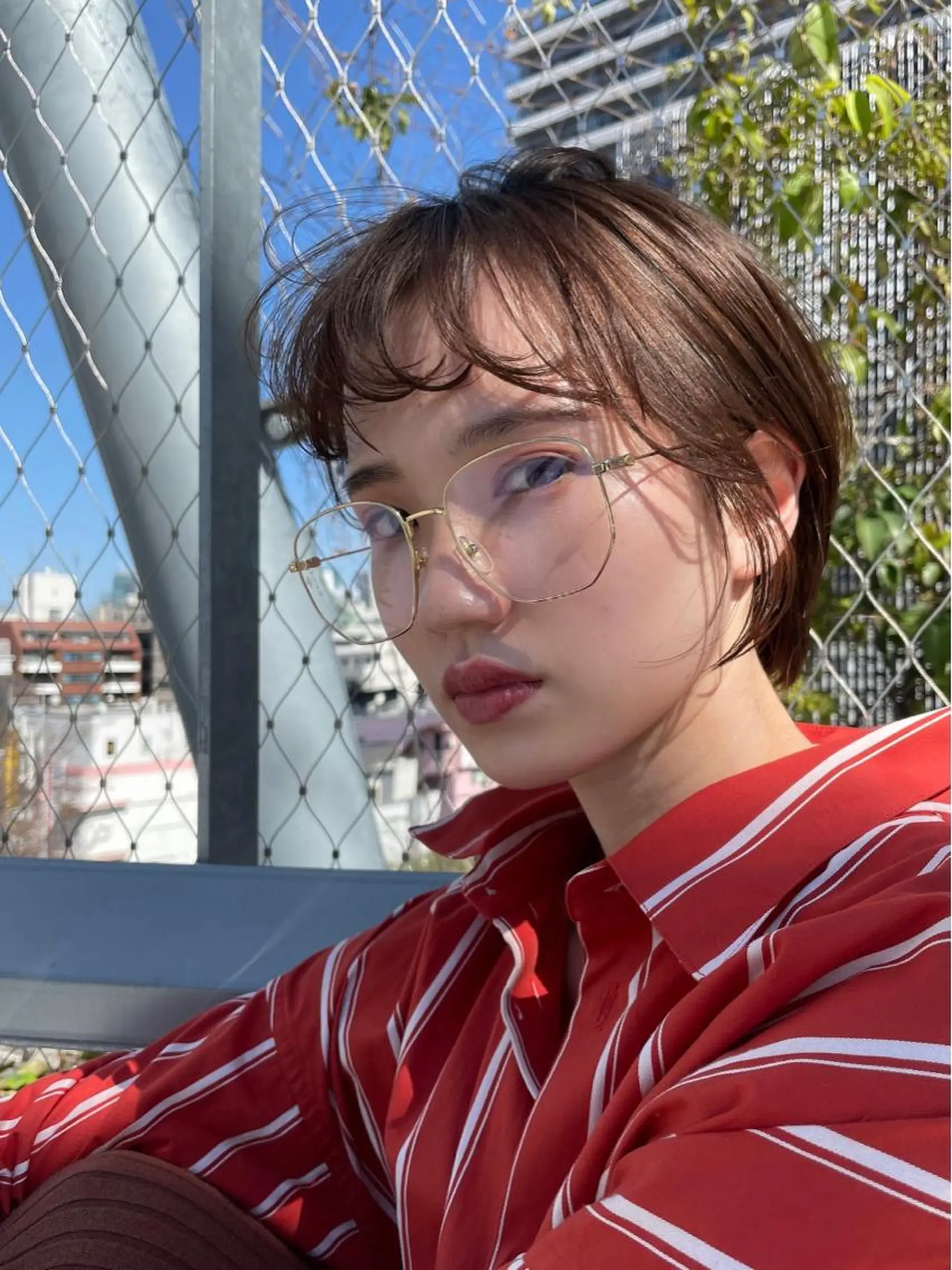 ショート カラー カット ヘアカラー トリートメント 🉐レイヤー/塩見 弘樹🉐渋谷のヘアスタイル