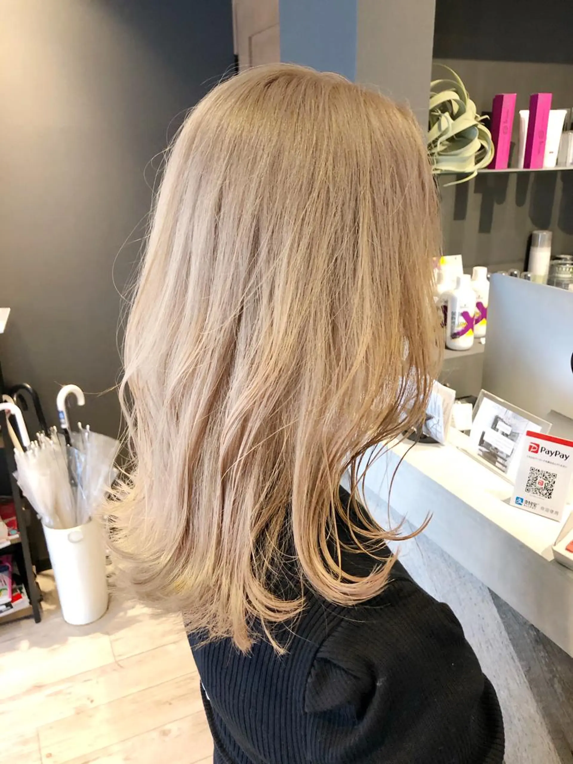 ミディアム カラー 土谷 敦郎のヘアスタイル