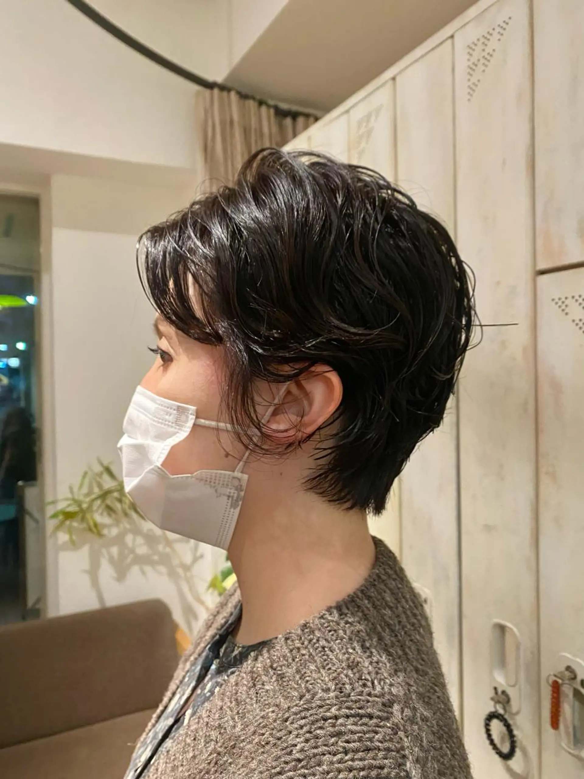 ショート パーマ カット パーマ トリートメント BELLA阿部野 TOMOMIのヘアスタイル