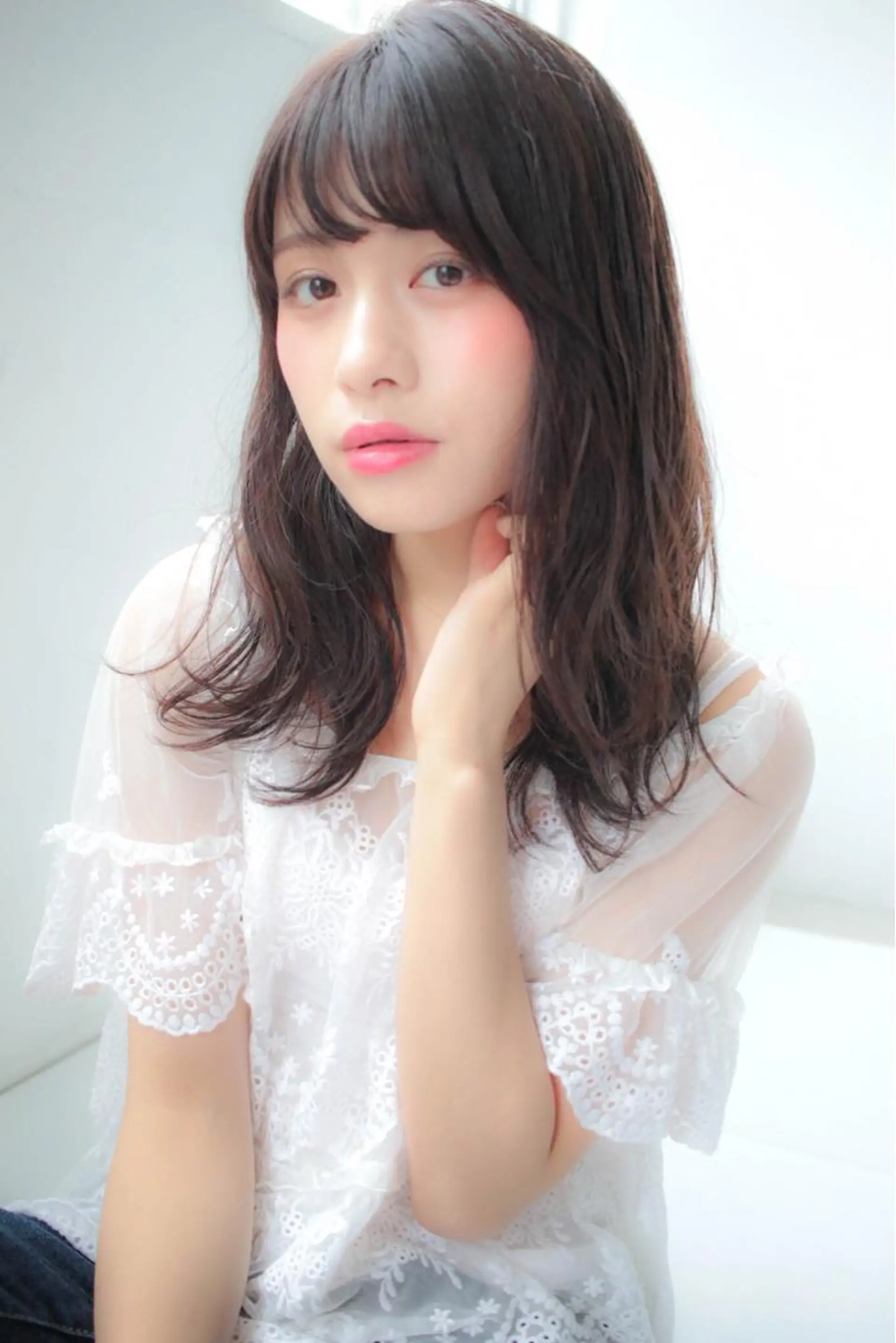 ミディアム カラー パーマ lar 立川南口所属・レイヤーボブ/ボブ 仲川和人のヘアスタイル