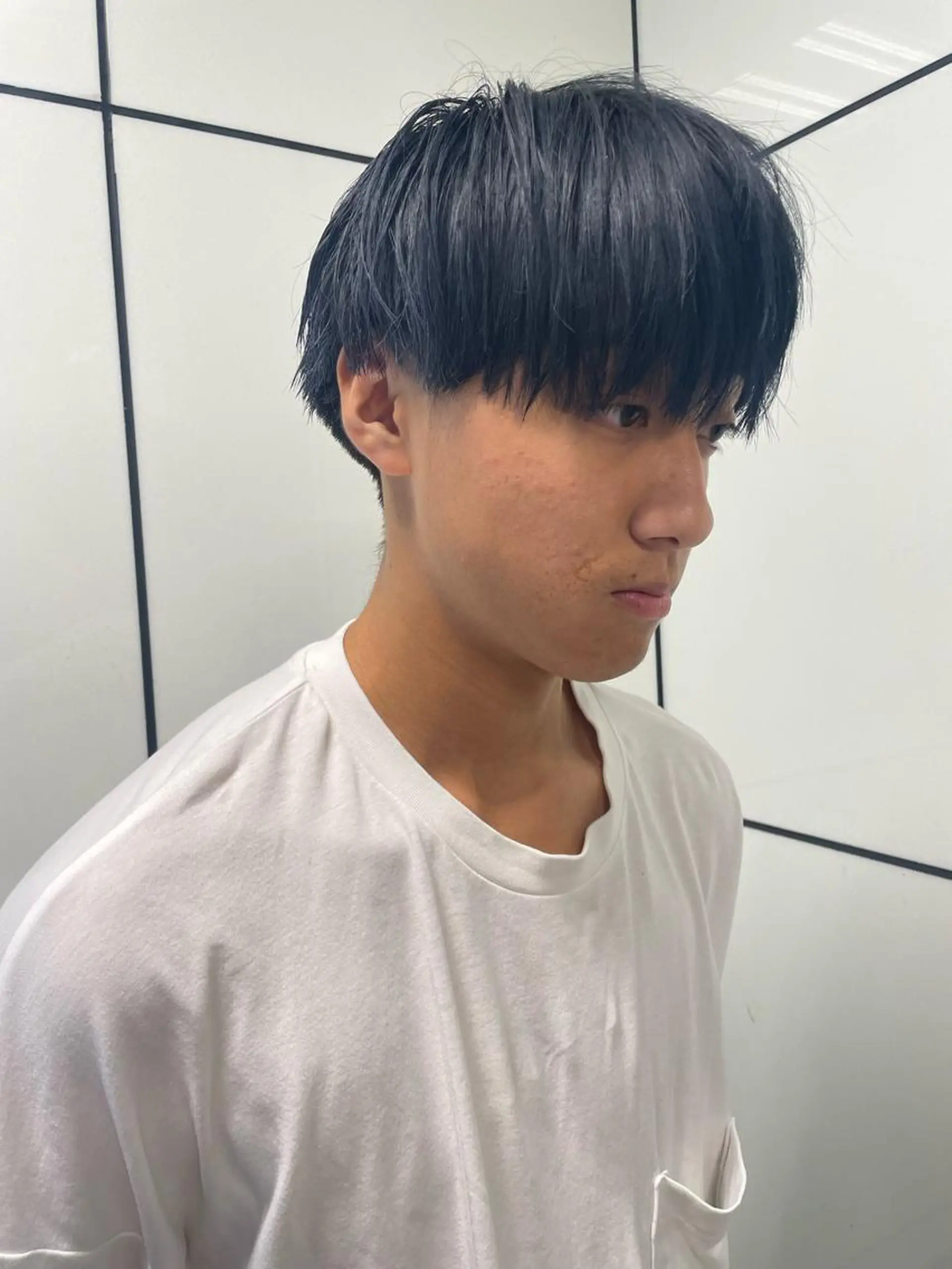 メンズ メンズハイトーン メンズパーマ 学生(メンズ向け) メンズ/艶髪/カラー サクラ🌸のヘアスタイル