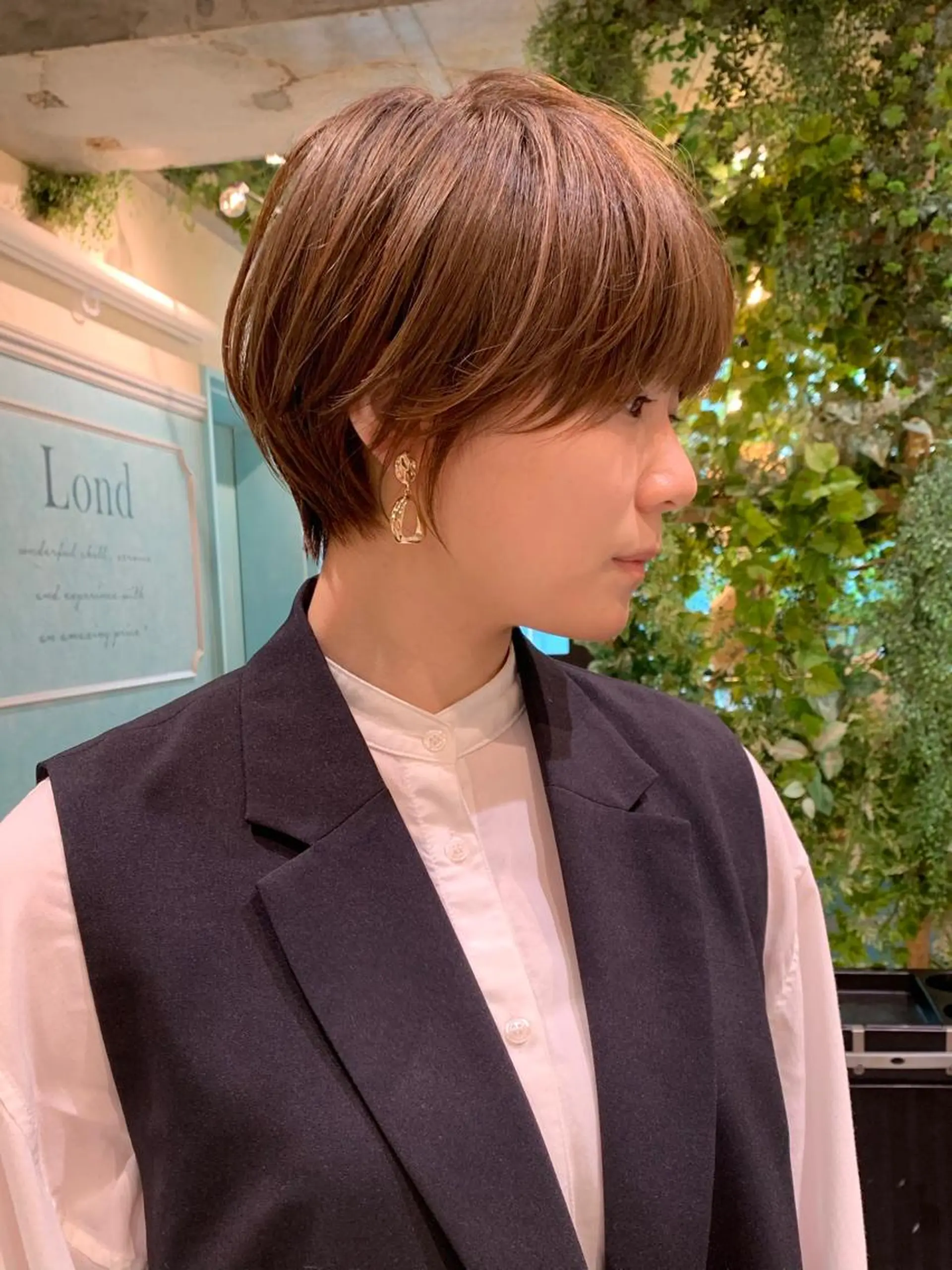 ショート 林 飛夕也のヘアスタイル