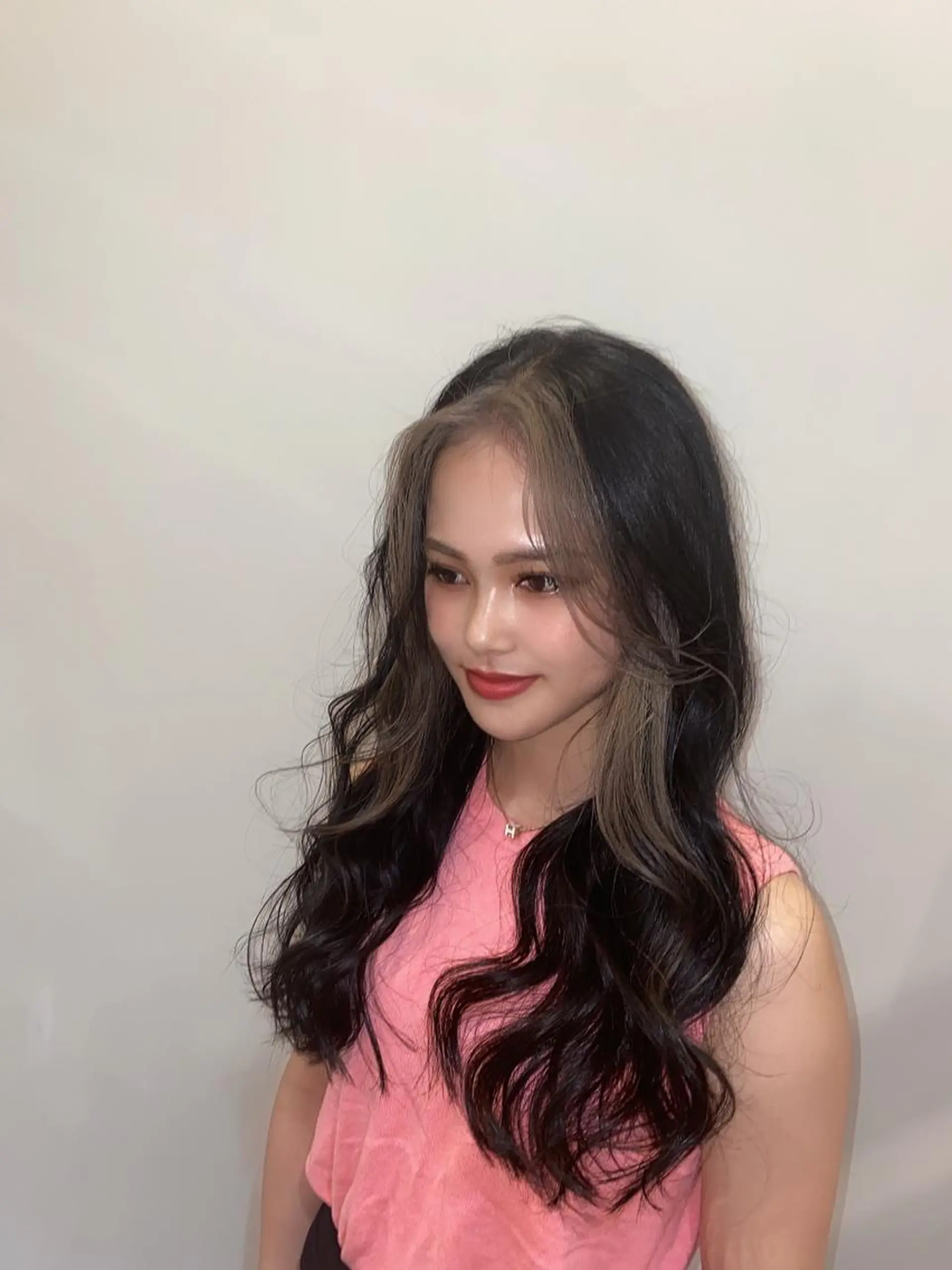 ロング カラー シールエクステ⭐️ オオミタクヤのヘアスタイル