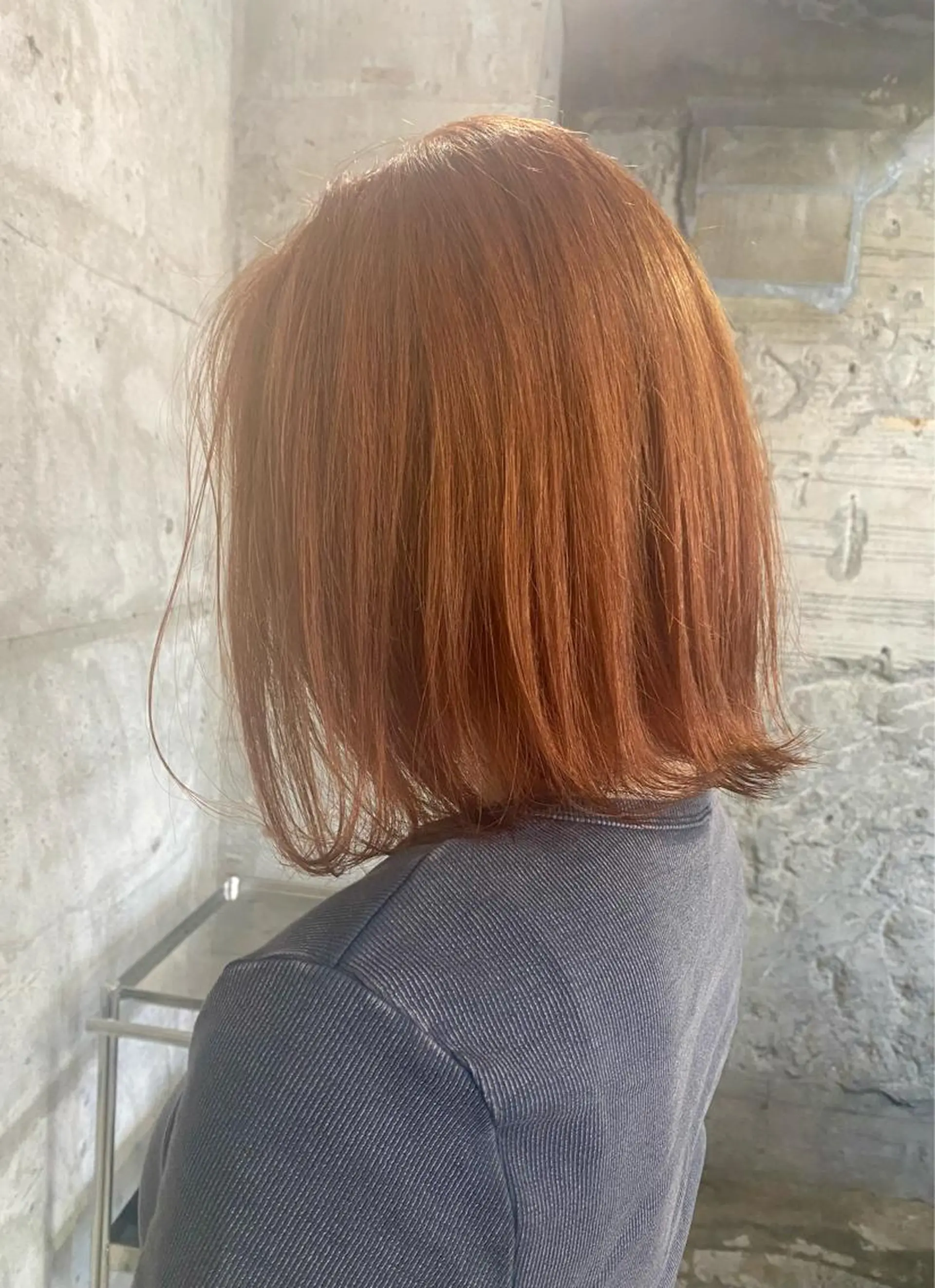 ショート カラー ヘアアレンジ ブリーチ オレンジ ヘアカラー ［似合わせヘア］ ✂︎OGURO✂︎のヘアスタイル