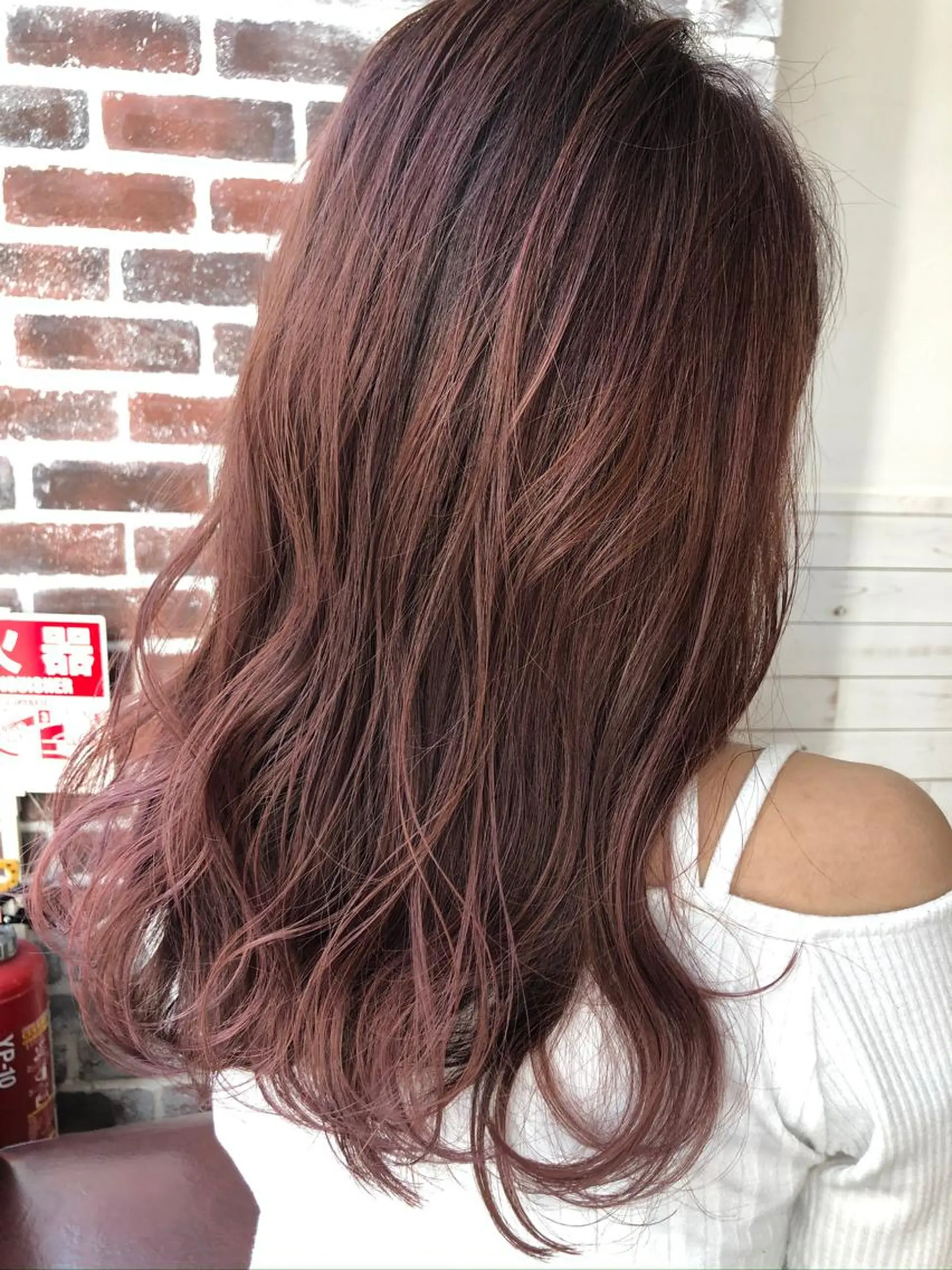 ロング カラー ヘアカラー トリートメント 木下大地 HAIR  Oneのヘアスタイル