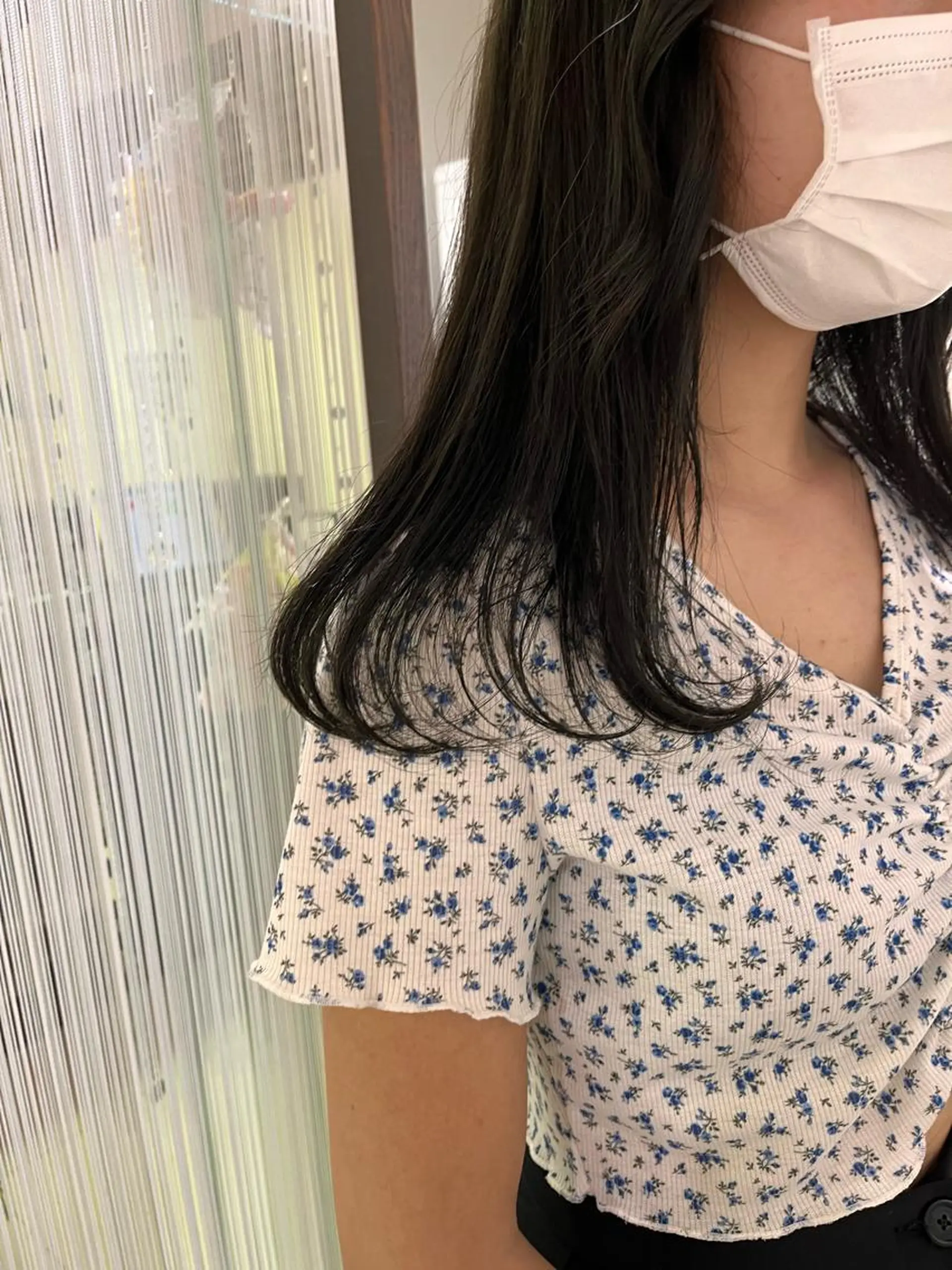 ロング ぷつっとボブ/ちゅる ピンク/mika☆のヘアスタイル