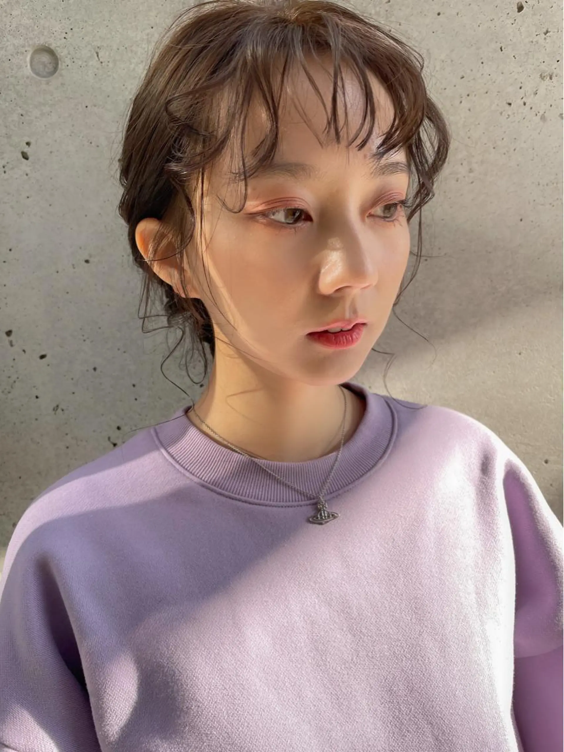 ミディアム ヘアアレンジ ミディアムパーマ レイヤーカット a moment(モーメント)所属・蔵前 デザインカット KOBAYASHIのその他イメージ