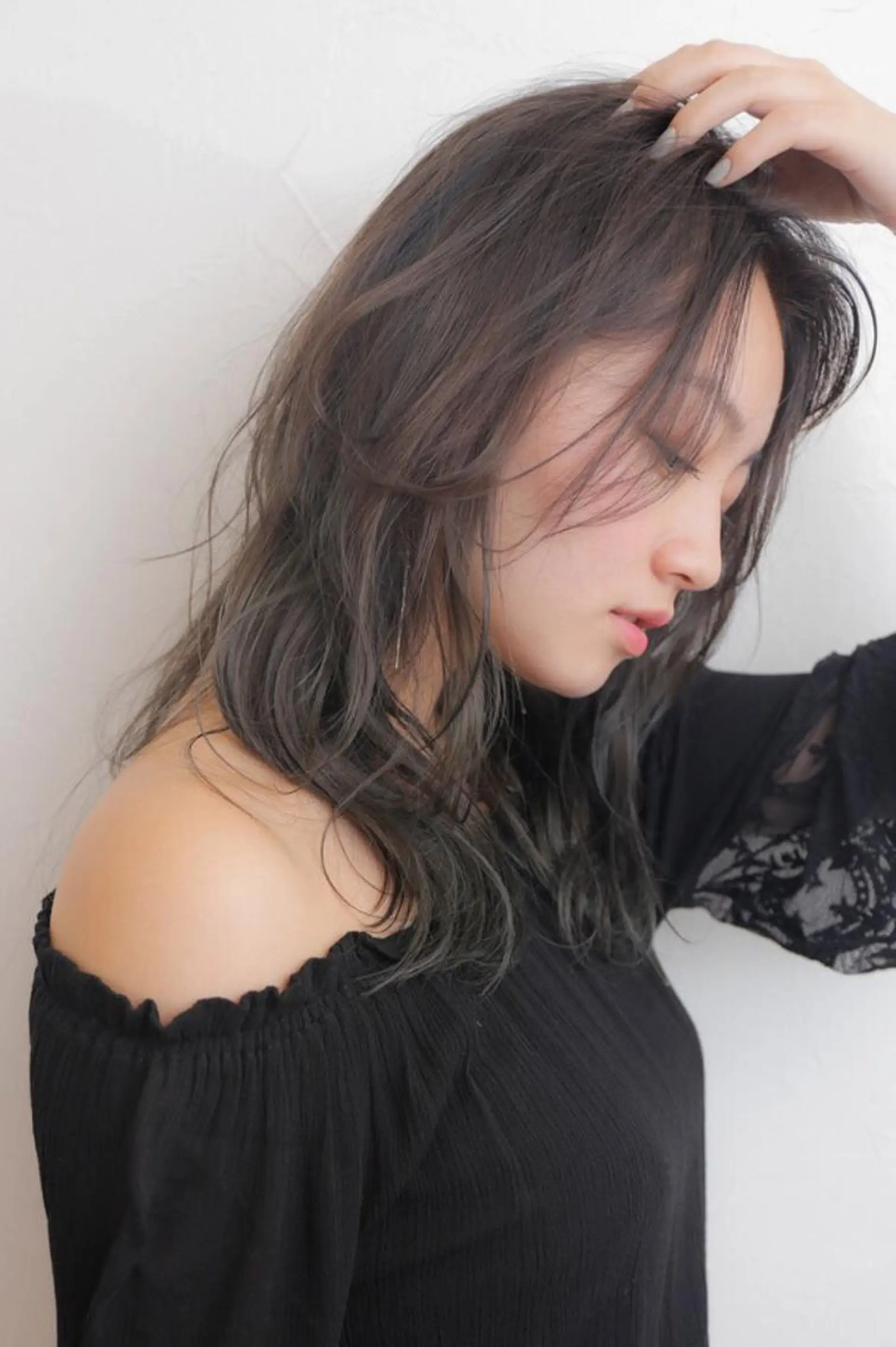 ロング カラー ヤナ マネージャーのヘアスタイル