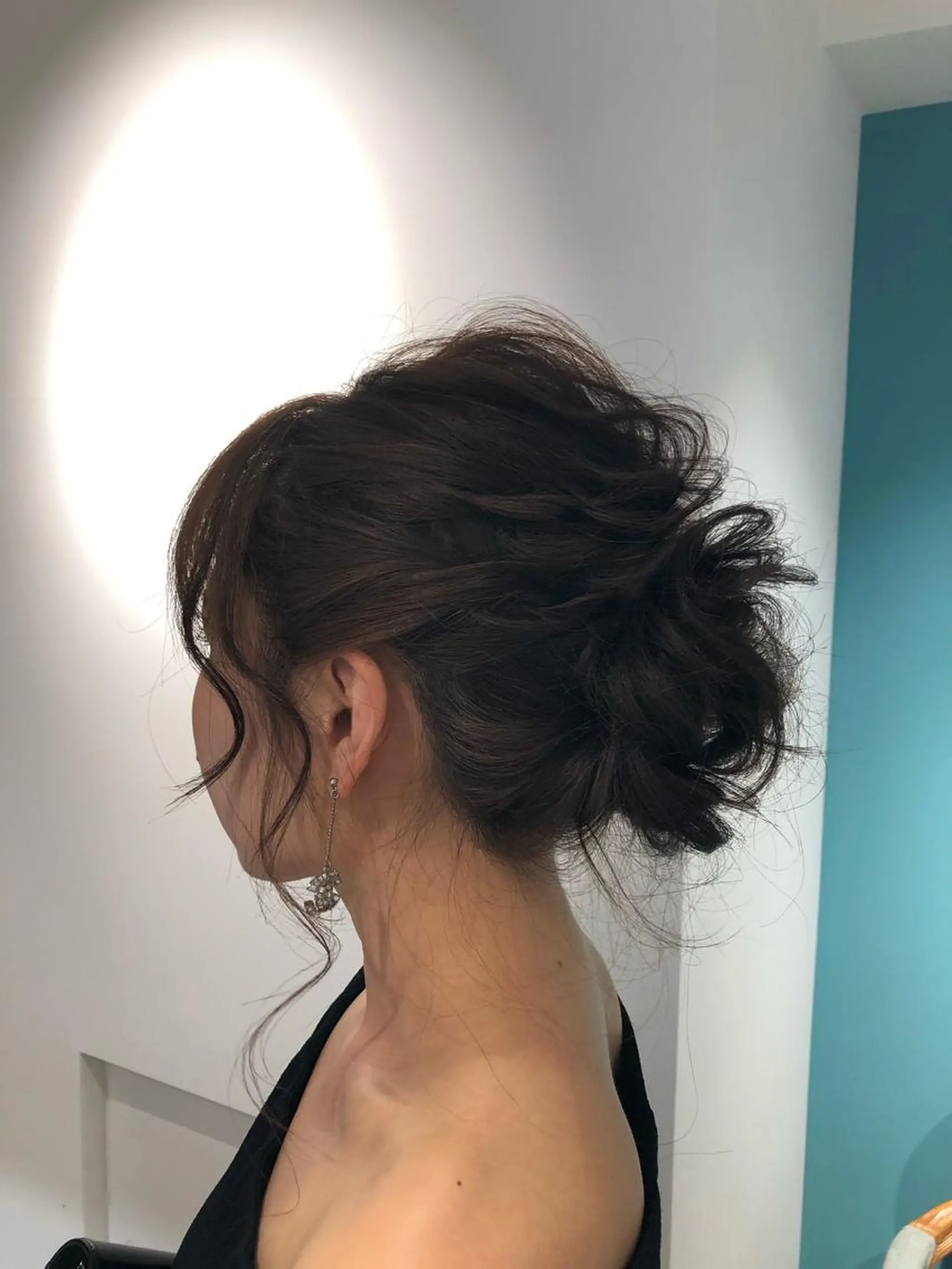 セミロング ヘアセット 🌈外国風ハイライト こうたろうのヘアスタイル