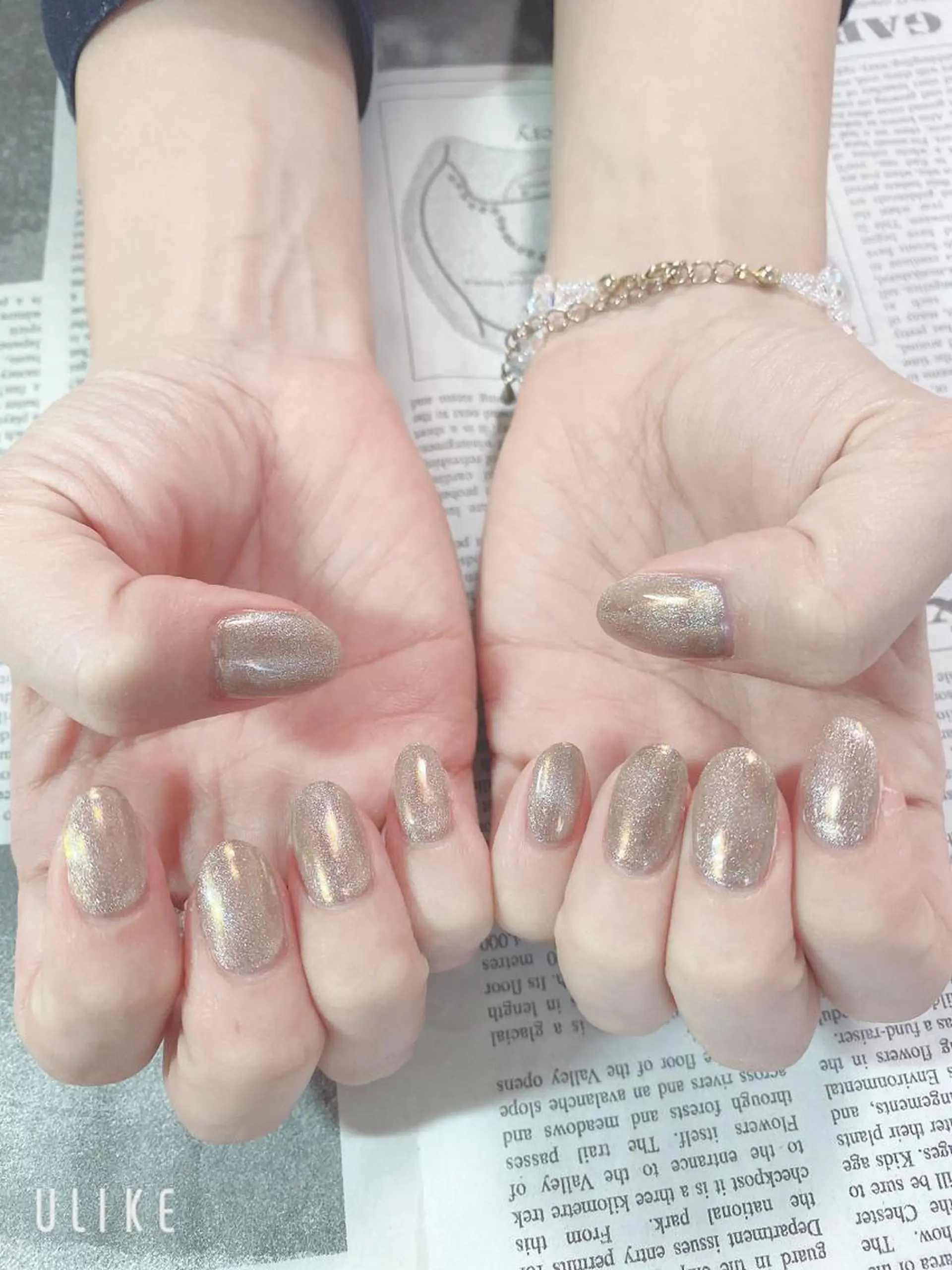 ネイル マグネットネイル ミラーネイル ハンドネイル ハンドケア 森山 舞のネイルデザイン