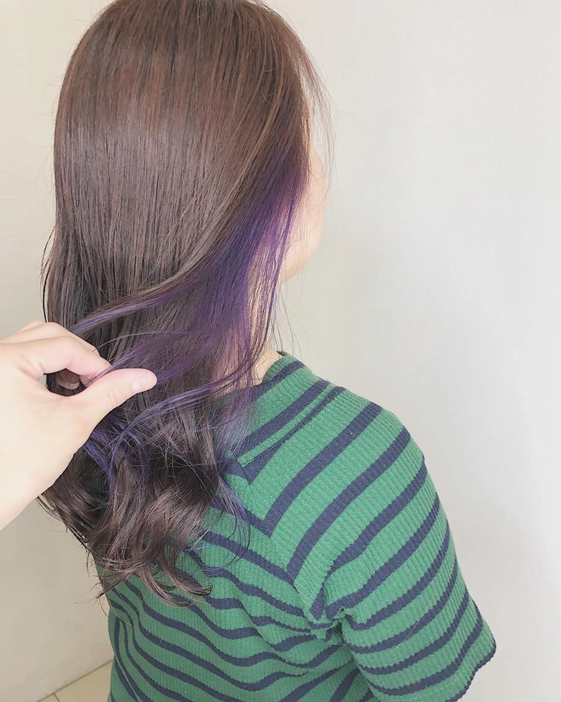 セミロング レイヤー×縮毛矯正 深見 拓のヘアスタイル