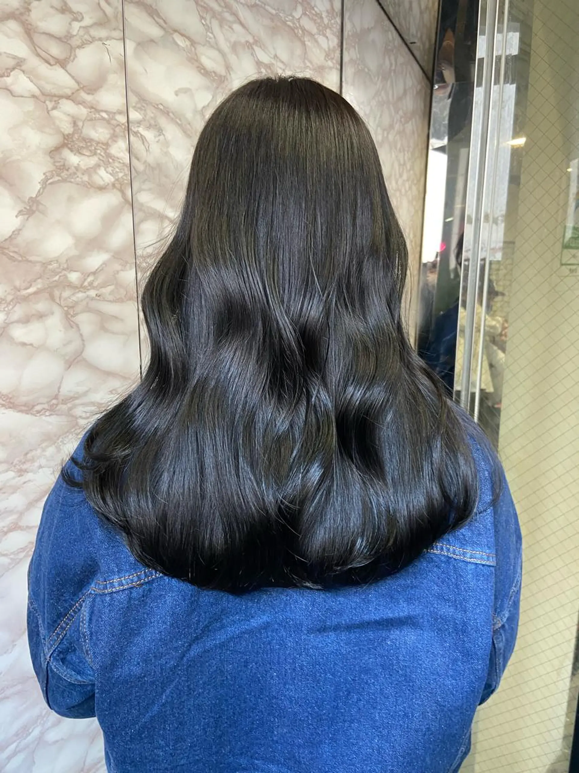 ロング カラー ヘアカラー トリートメント ヘアセット 地毛風艶カラー🌿 喜多夏海のヘアスタイル