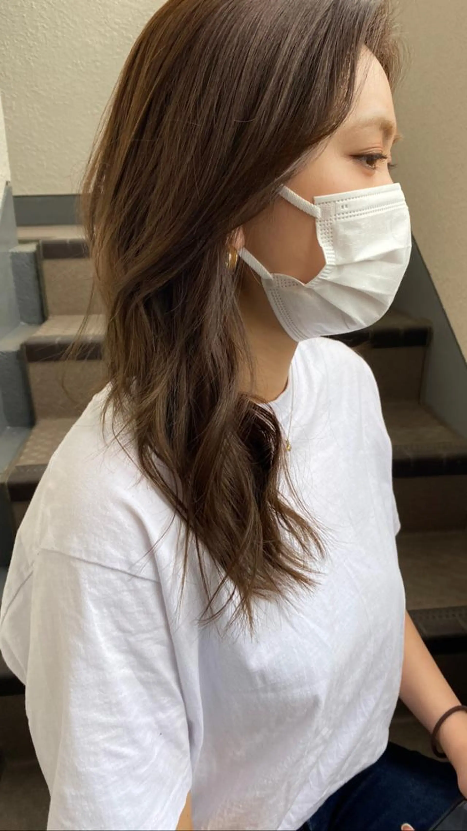 ミディアム カラー les baladins du miroir所属・🍃YURI 🍃のヘアスタイル