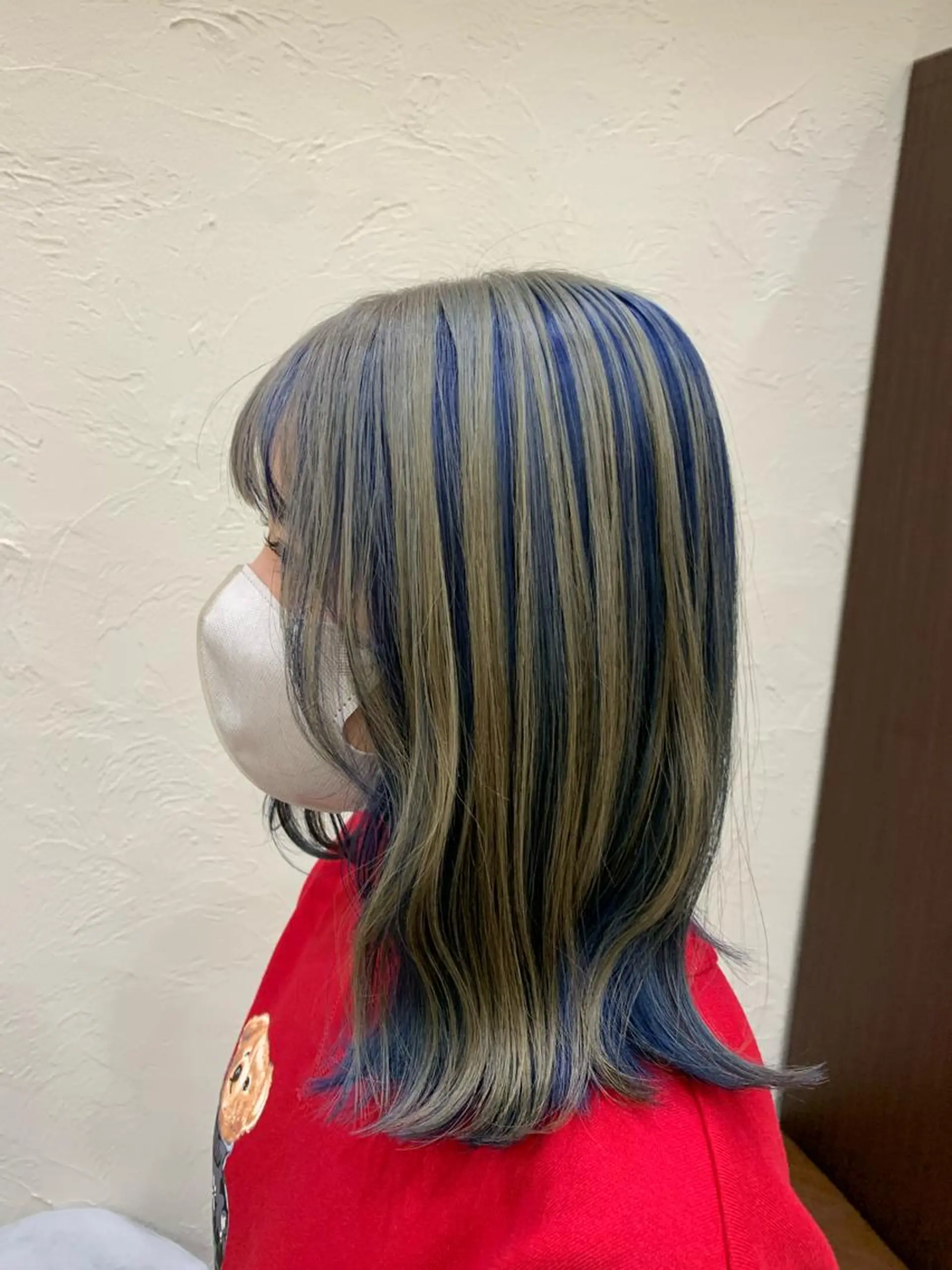 ミディアム in'dexhair U所属・ブリーチ🌈ハイトー ンカラー ✨アニカ✨のヘアスタイル