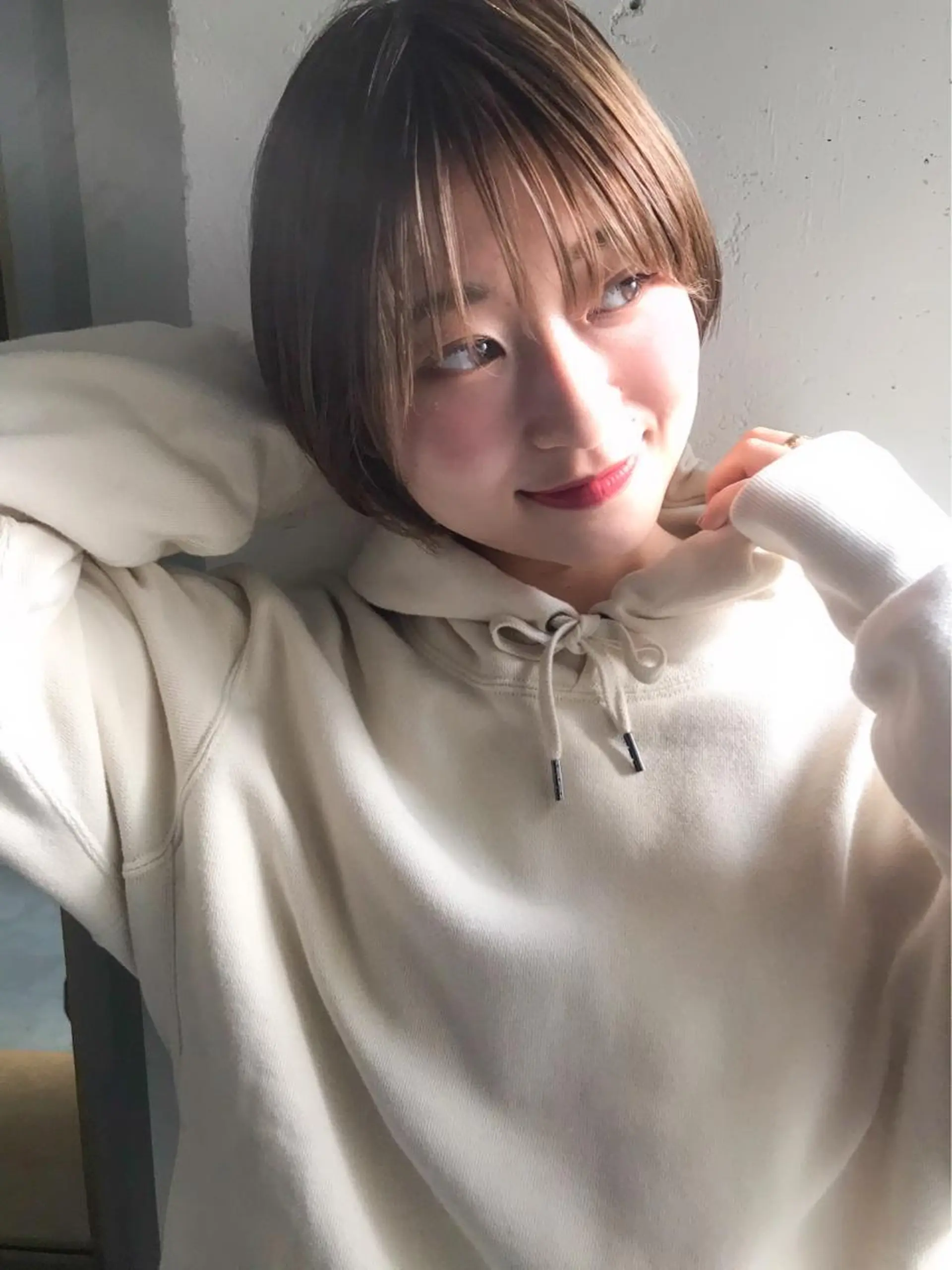 ショート カット ヘアカラー パーマ トリートメント イメチェンカット✂️ 錦糸町佐藤店長のヘアスタイル