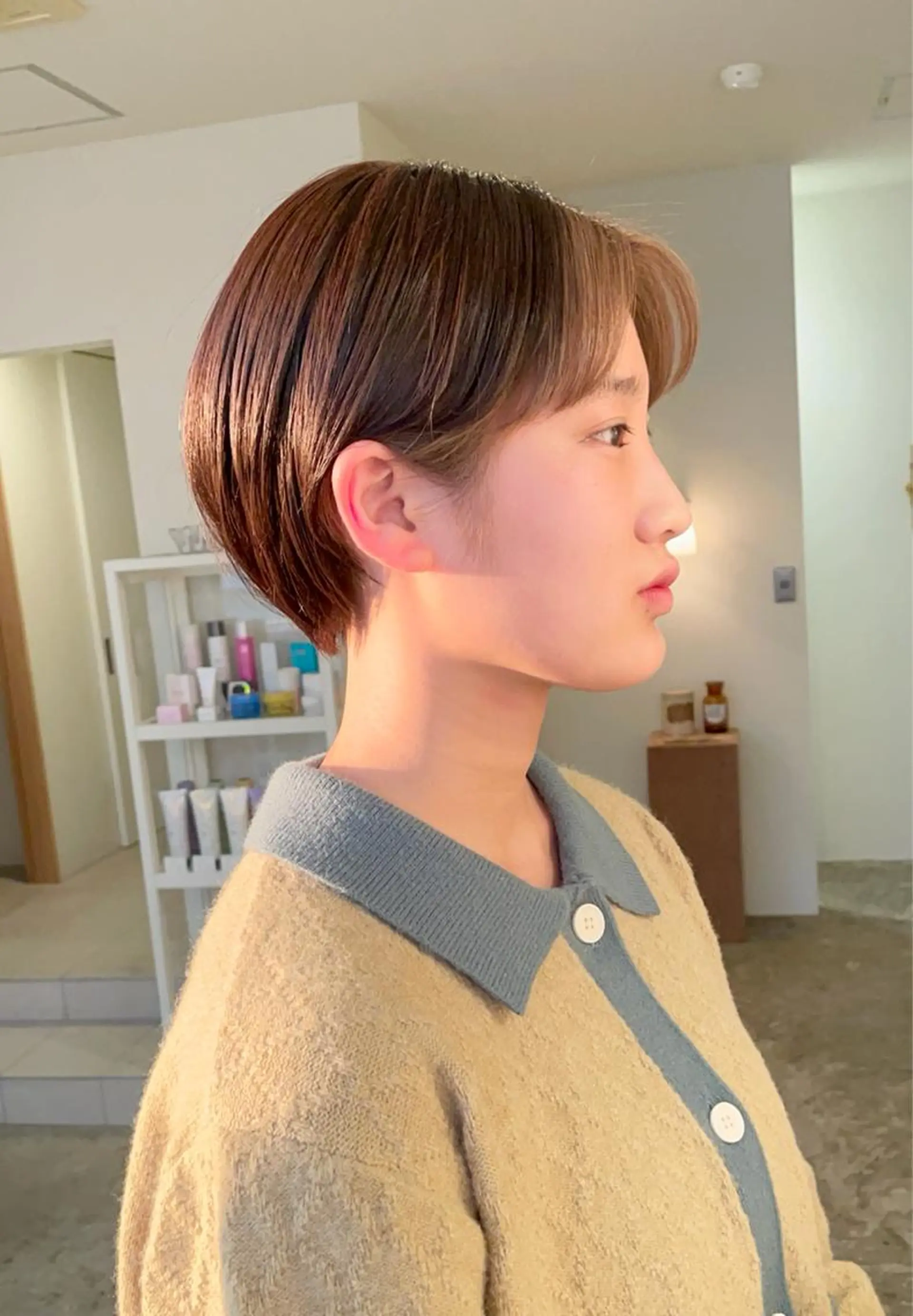 ショート ヒナゴ トヨカズのヘアスタイル