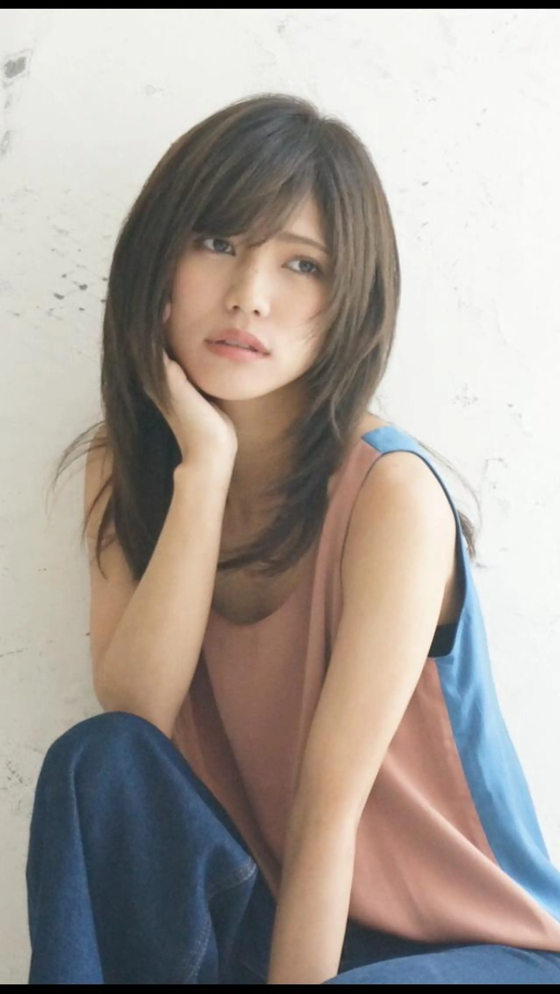 ロング ハイレイヤー レイヤーカット 山崎 晃治のヘアスタイル