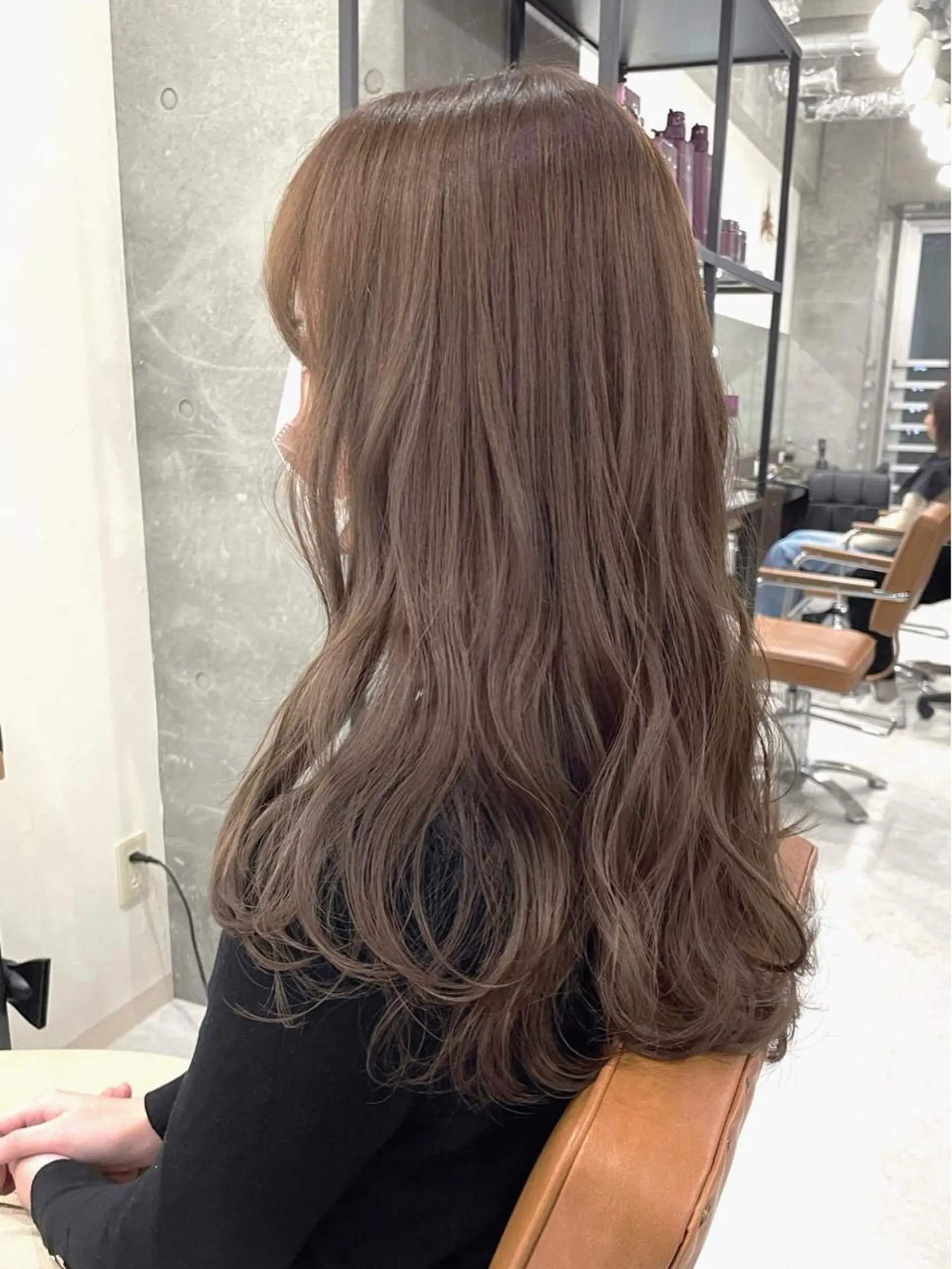 ロング カラー ヘアアレンジ 韓国ヘア特化💍 tiam💍ブリーチのヘアスタイル