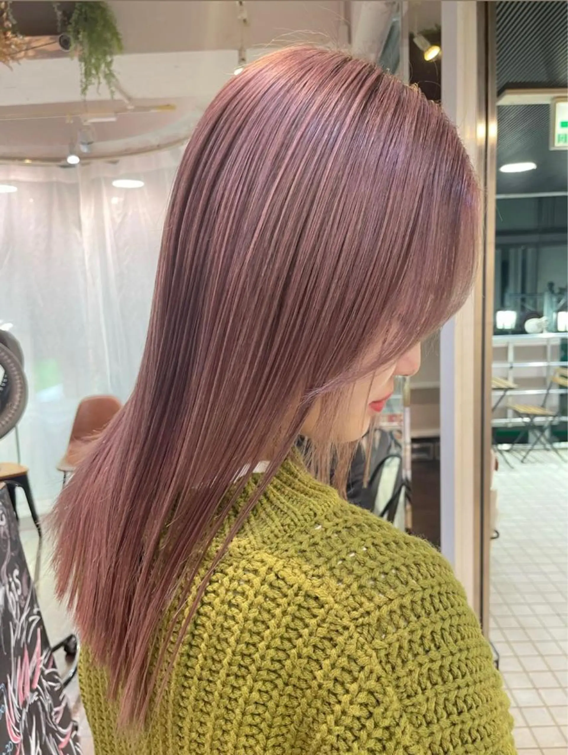 セミロング 韓国風カラー 学生 髪質改善 韓国風ヘア トリートメント メンズスタイル Hitomi🐶のヘアスタイル