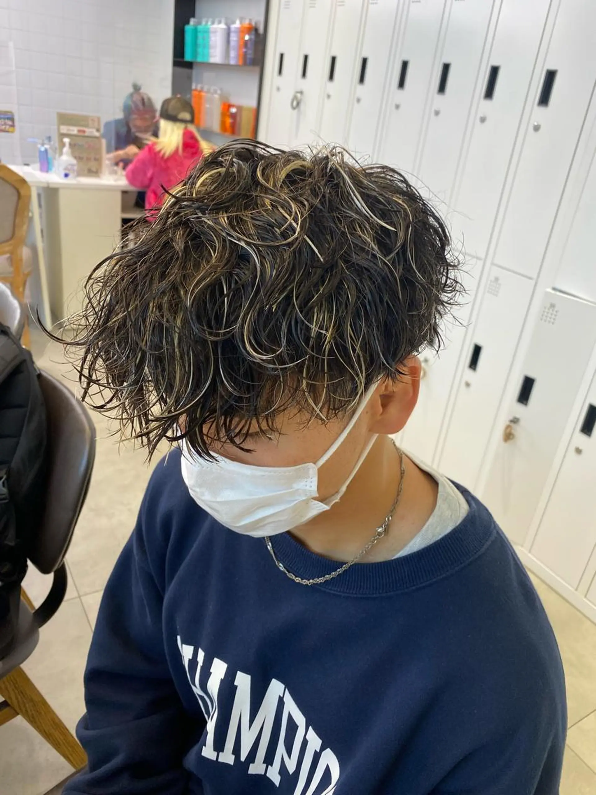 カラー パーマ メンズ 新宿【メンズパーマ】 塩澤太一のヘアスタイル