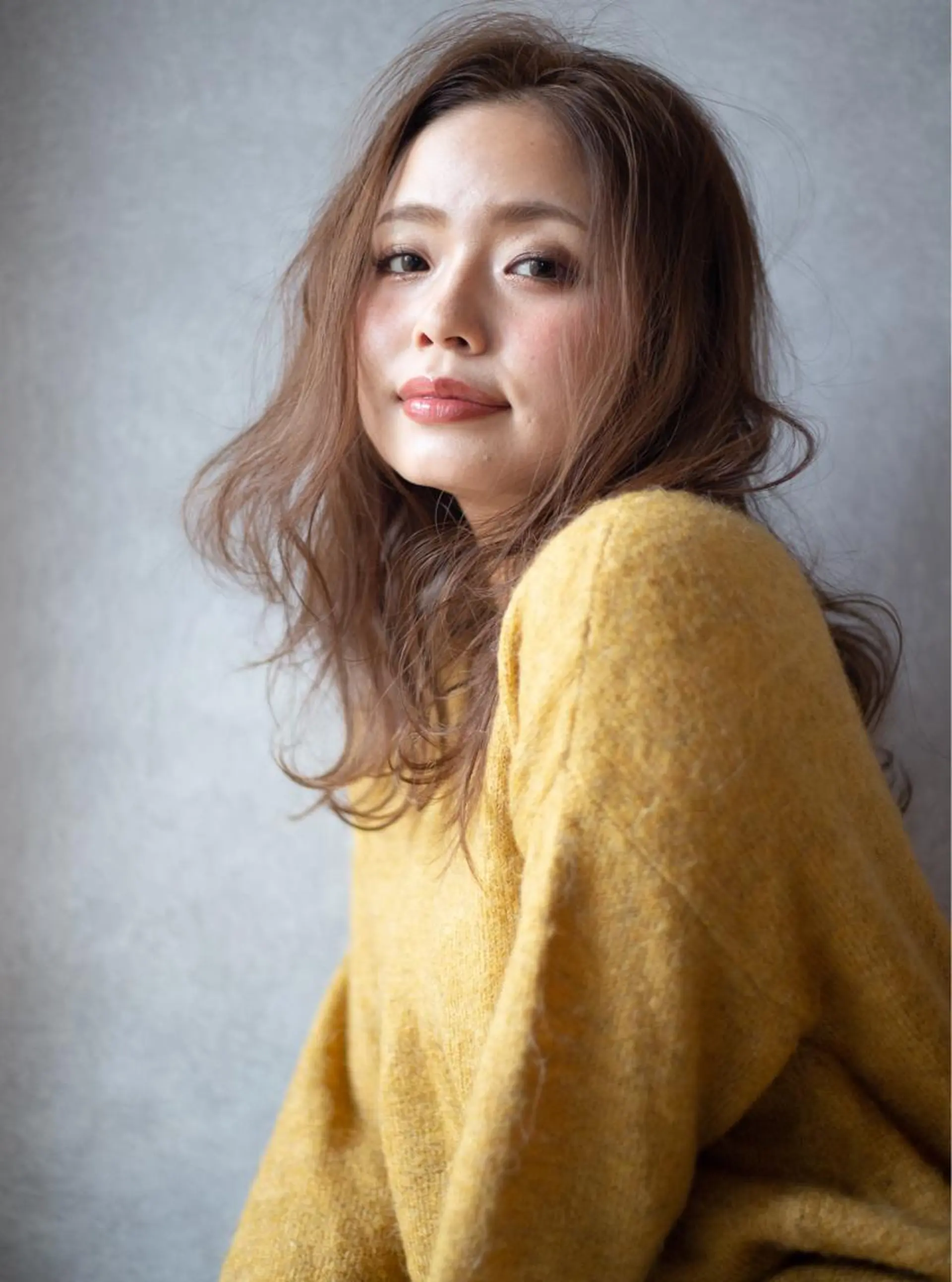 セミロング ヘアカラー オーナースタイリスト 宗正淳志のヘアスタイル