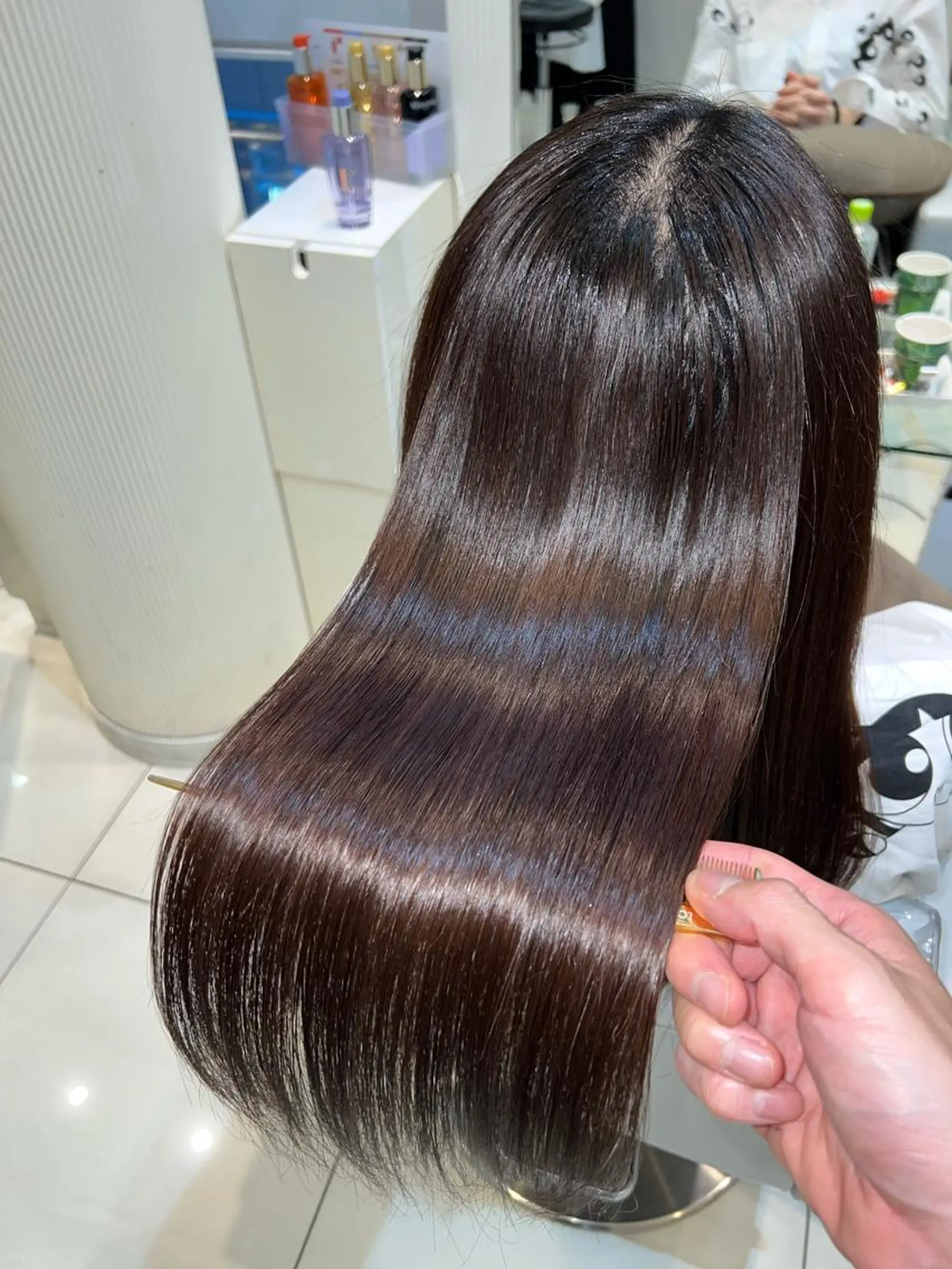 ロング カット ヘアカラー トリートメント 縮毛矯正/髪質改善 /ブリーチ/東陽町✨のヘアスタイル