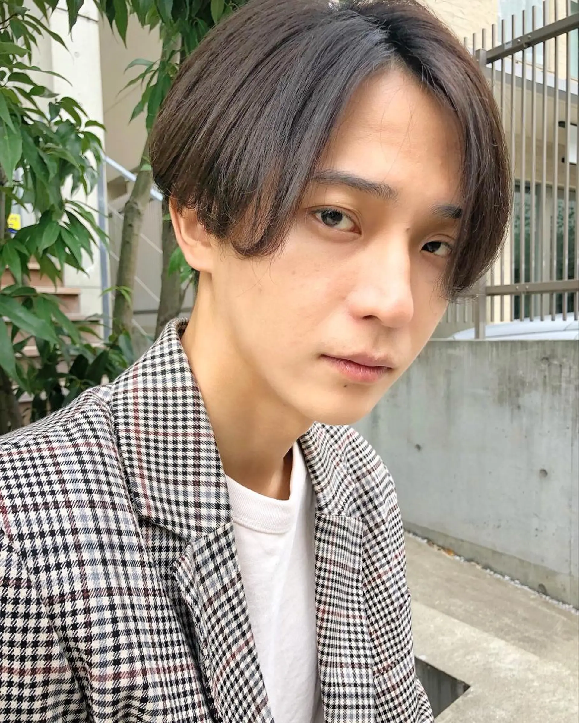 ミディアム メンズ🍃ナチュラル 韓国風ヘアRENのヘアスタイル