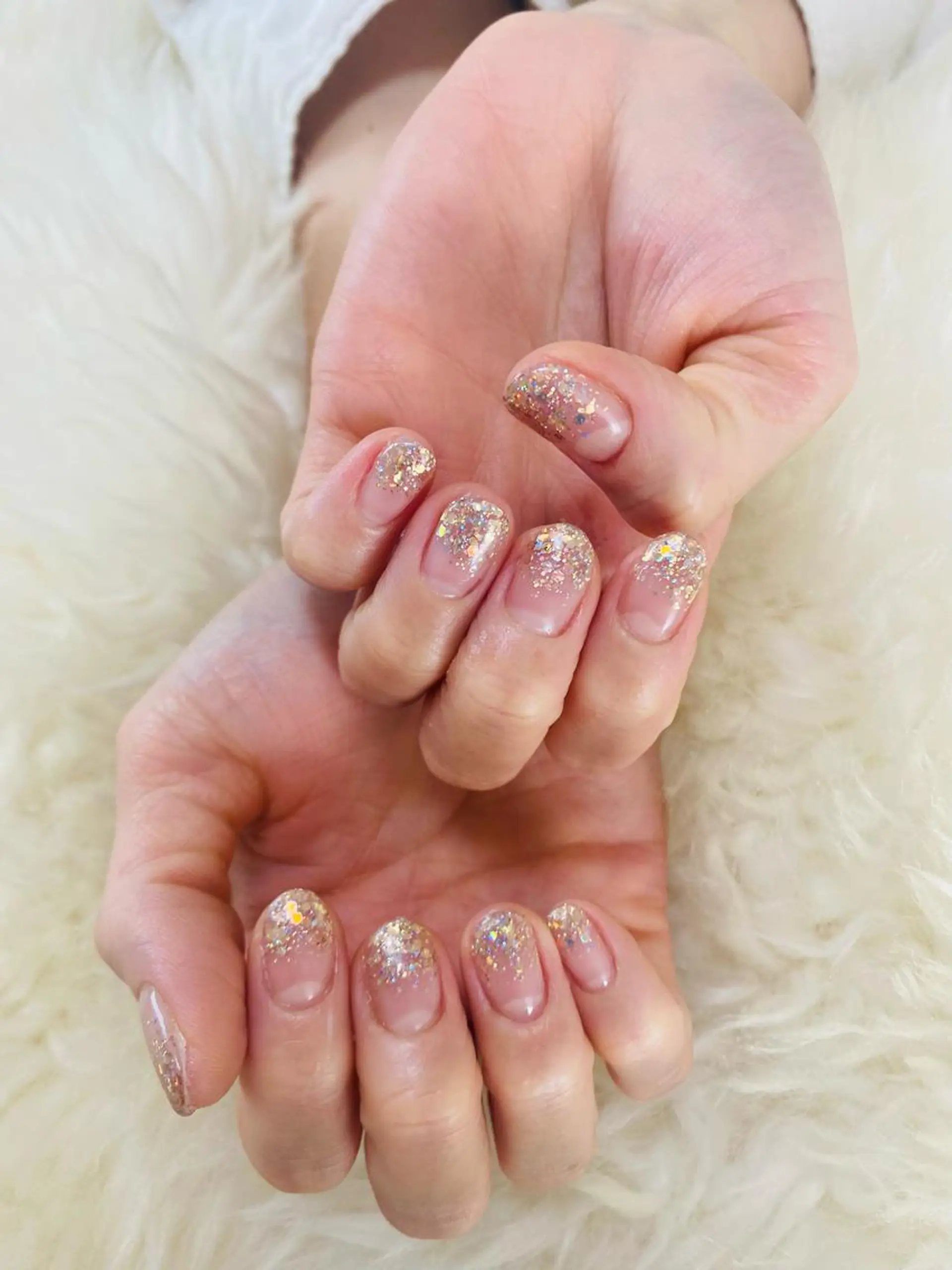 ショート ハンドネイル ハンドケア 💜MIYA nail川崎店のネイルデザイン