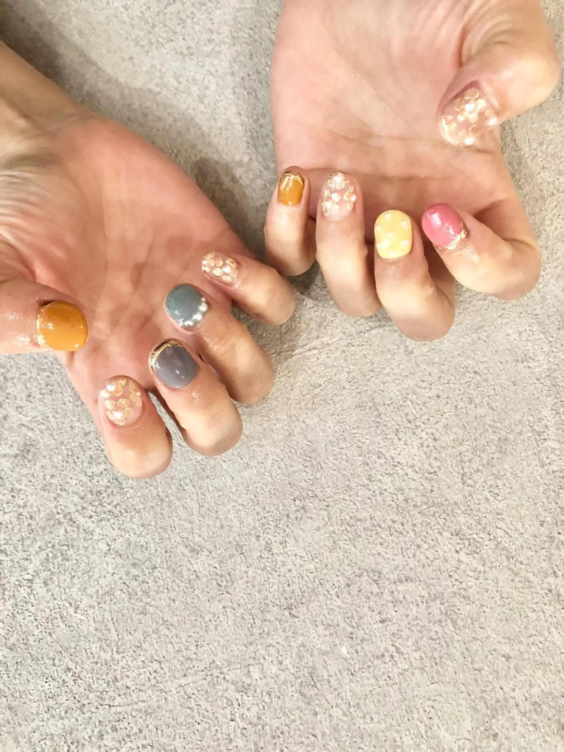 ネイル アートネイル フラワーネイル ミラーネイル MICO nail arts所属・MICO nail artsのネイルデザイン
