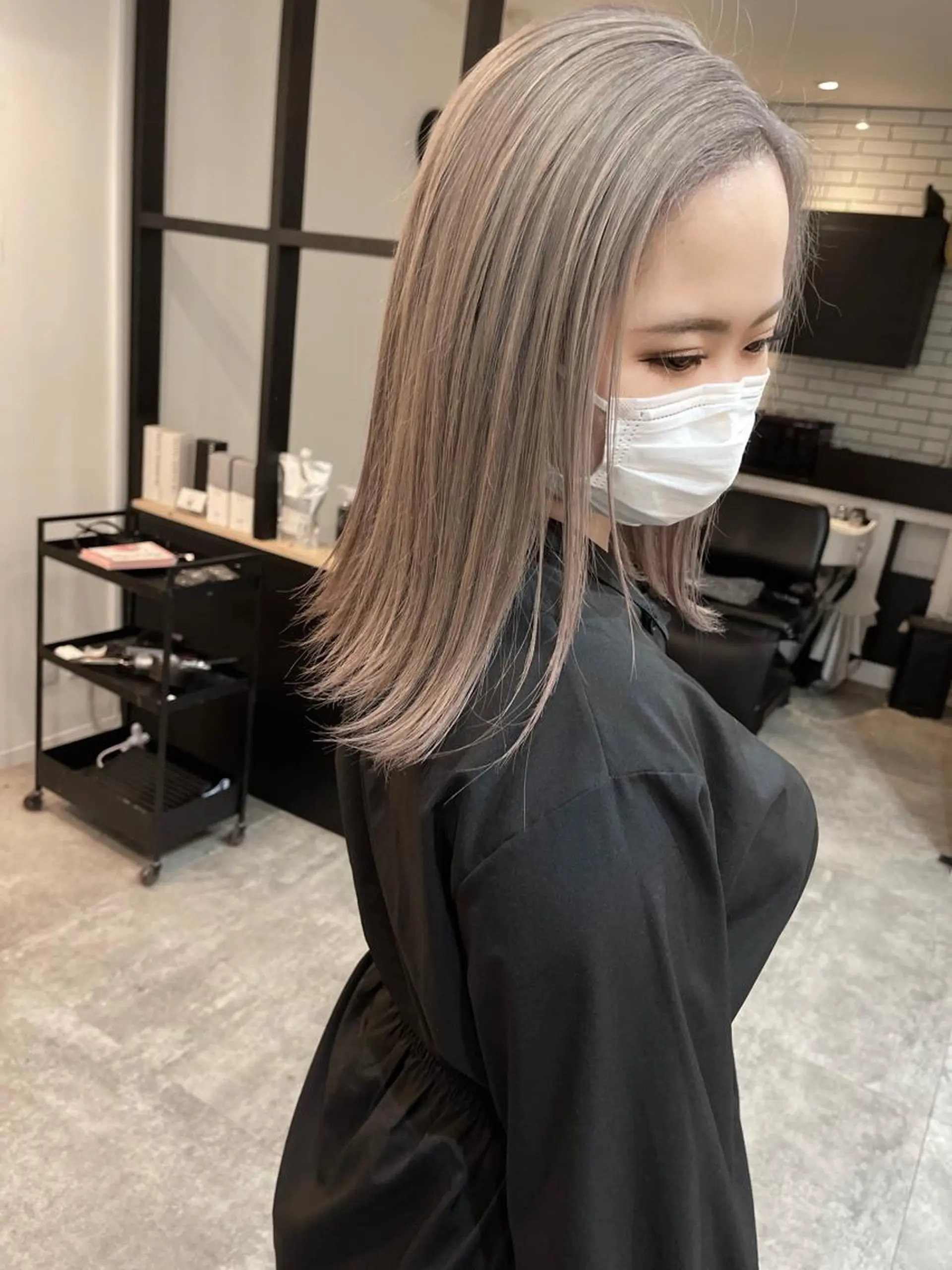 セミロング GATE.所属・シマヅ タイジのヘアスタイル